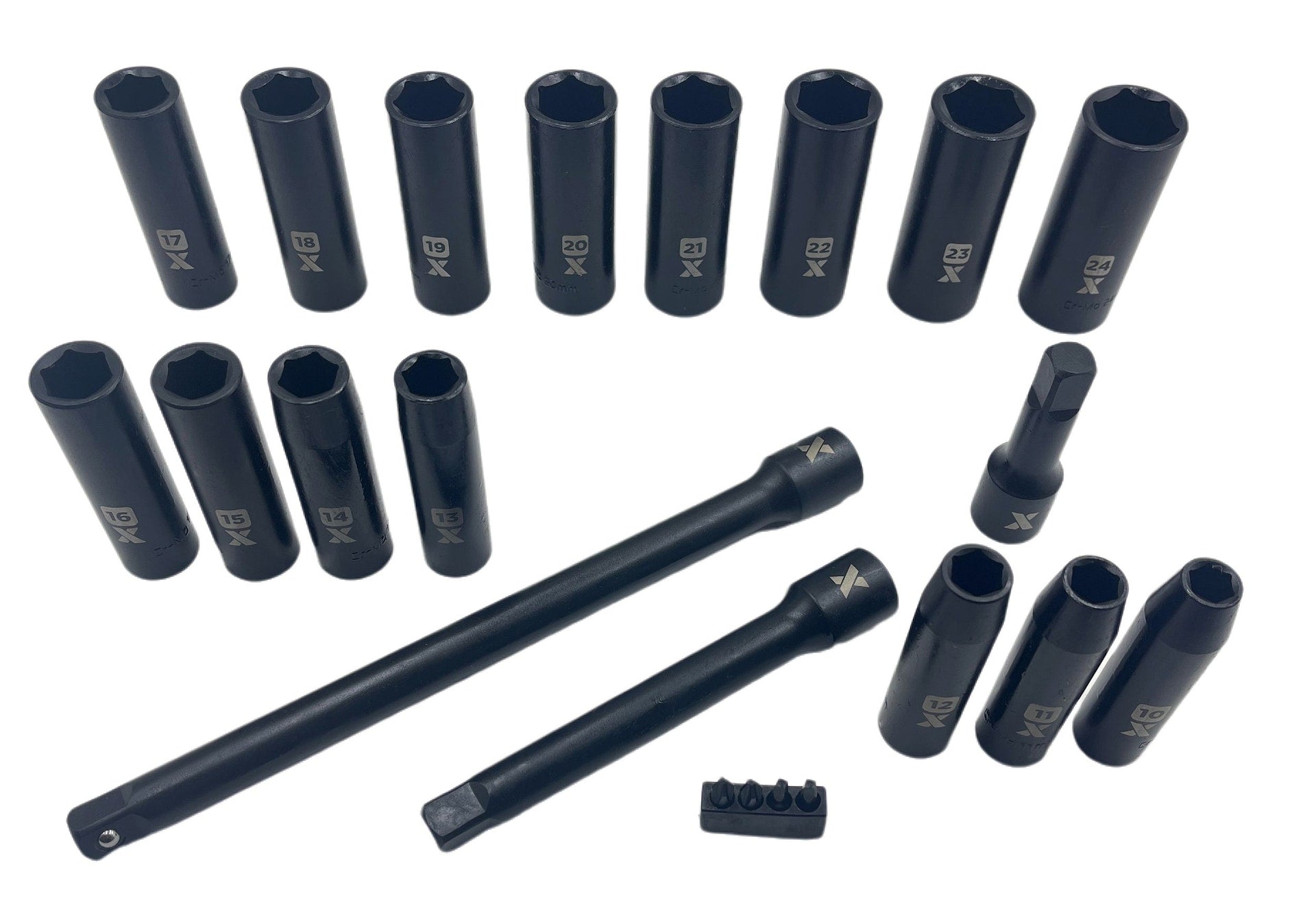 MAXIMUM 1/2-in-Laufwerk Profi-Steckdosen-Set, 18-pc, metrisch