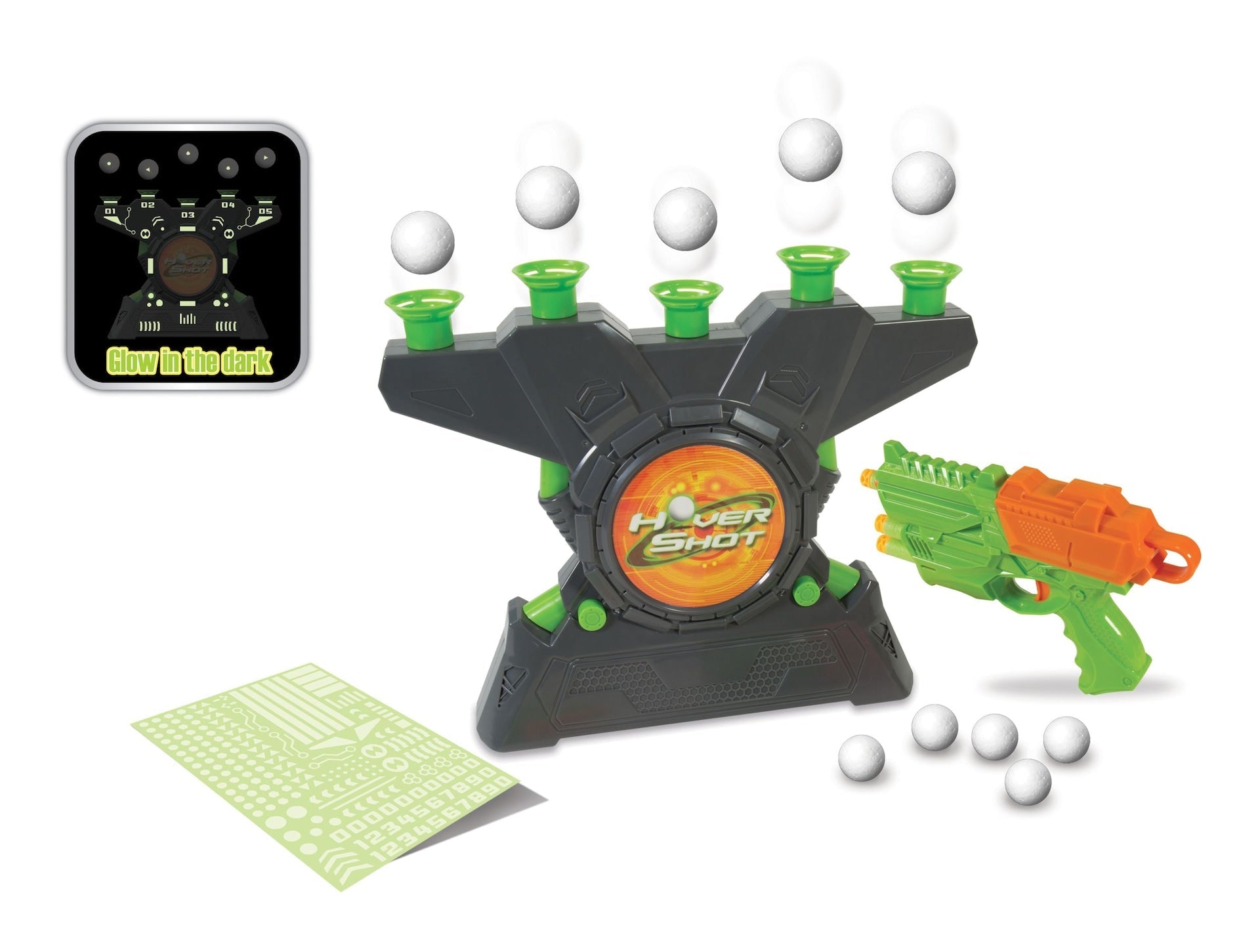 Electronic Arcade-Hover Shot Floating-Ziel-Shooting-Spiel mit leistungsstarken Präzisions-Aim-Blaster, Alter 6+