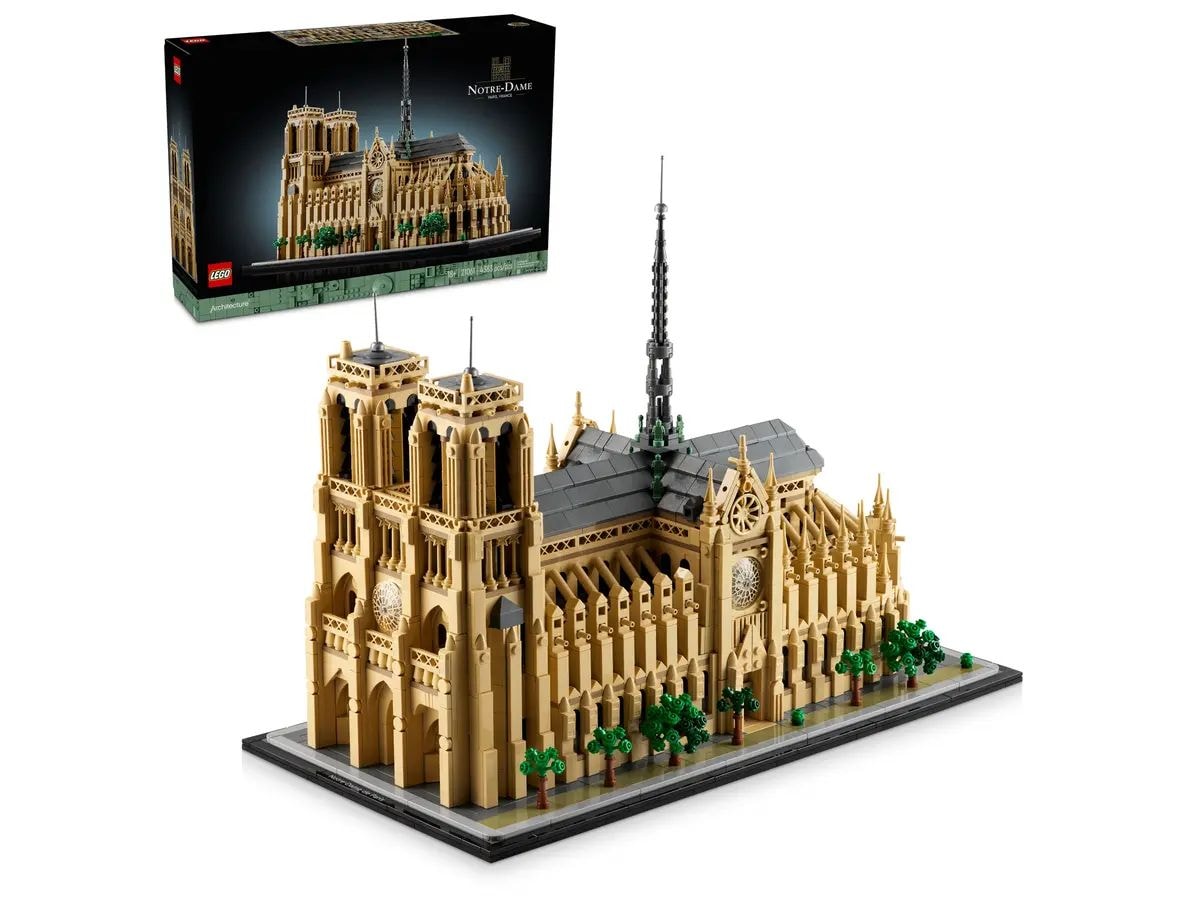 LEGO Architektur Sehenswürdigkeiten Notre-dame de paris Gebäudesatz - 21061, 4383-pcs, Alter 18+