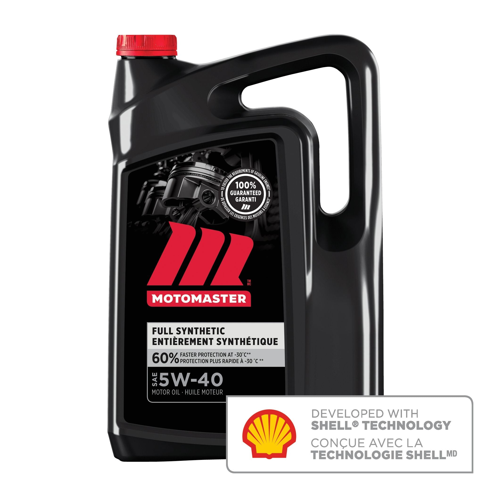 MotoMaster 5W40 synthetisches Motor-/Motoröl, 5-L