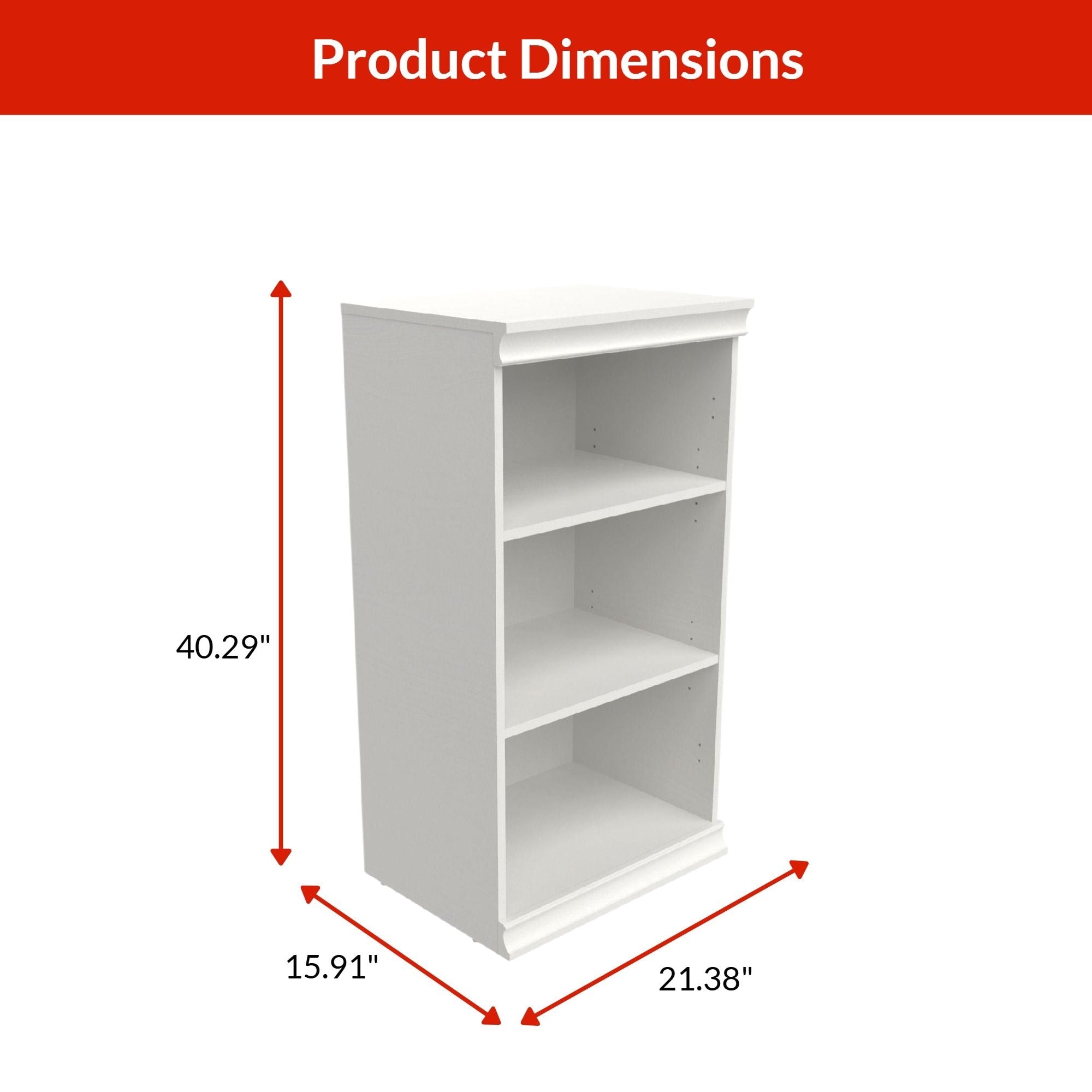ClosetMaid modulares stapelbares Schranklagerregal, weiß