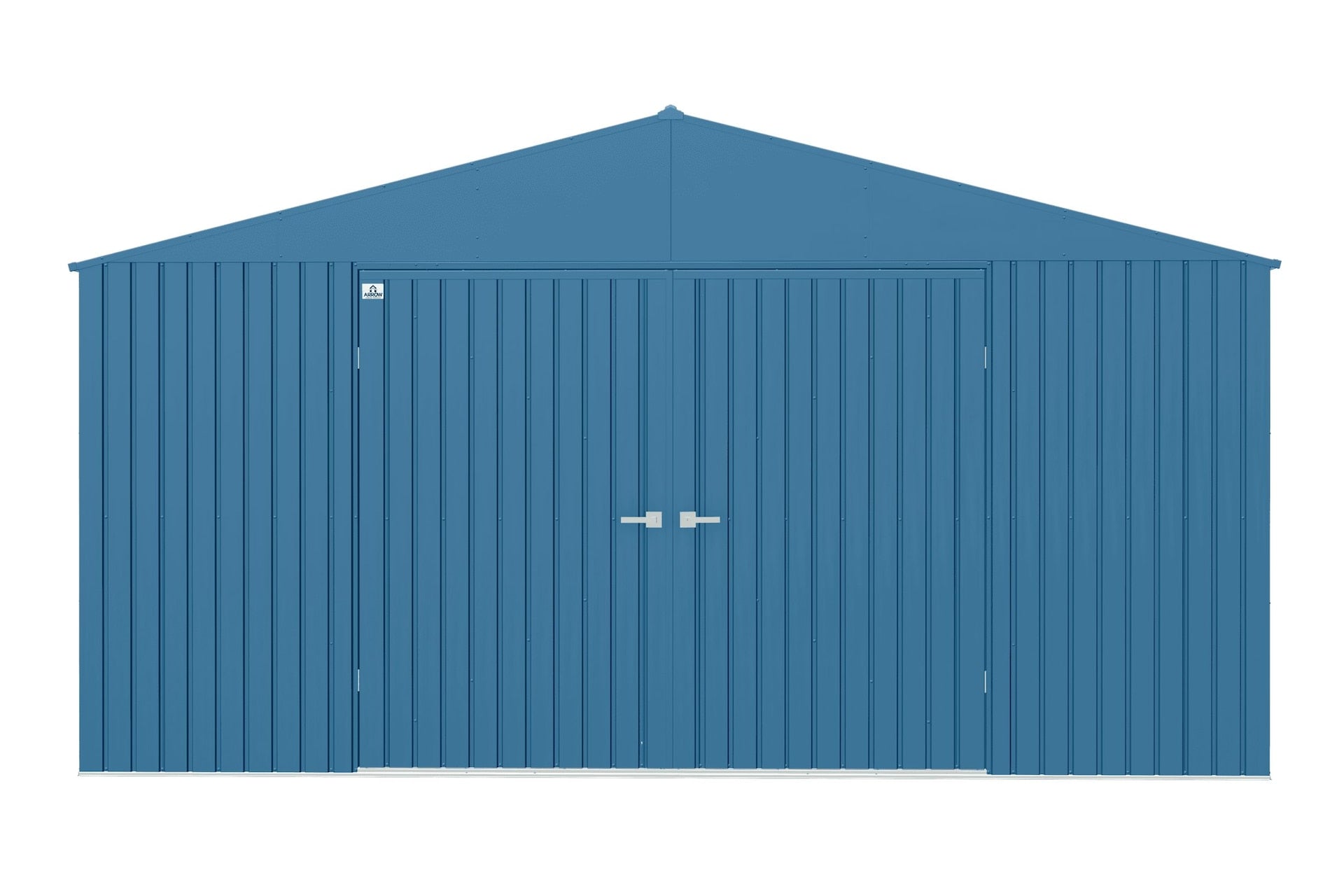 Arrow Elite 14x12-ft blau grau korrosionsbeständiger Stahlschuppen