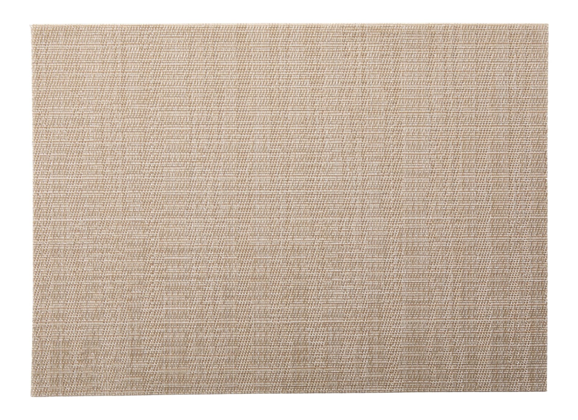 CANVAS Lurex Rechteck textilene gewebte Placemat, Prosecco, 13-in x 18-in, 4-pk
