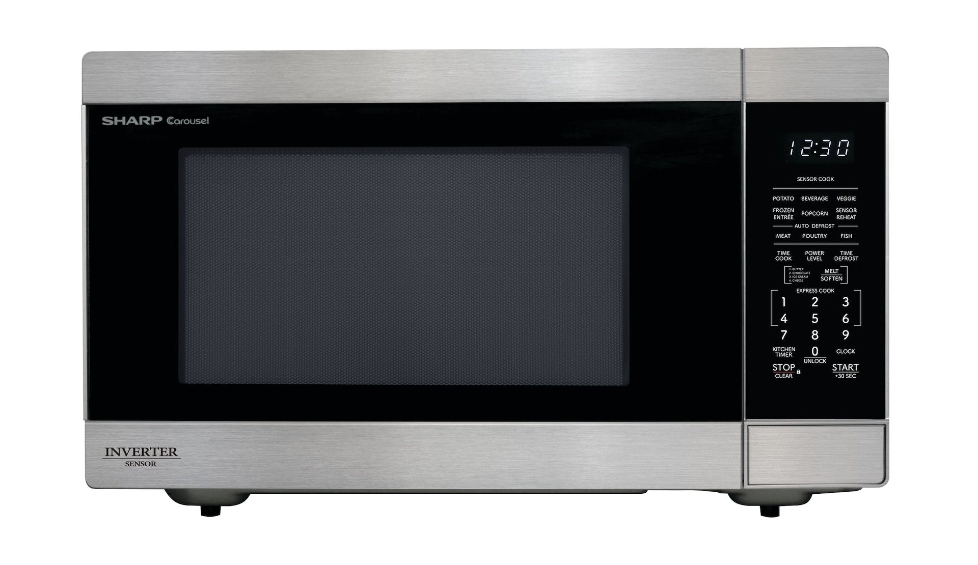 Sharp XL Arbeitsplatte Mikrowelle mit Wechselrichter, 2,2-cu-ft
