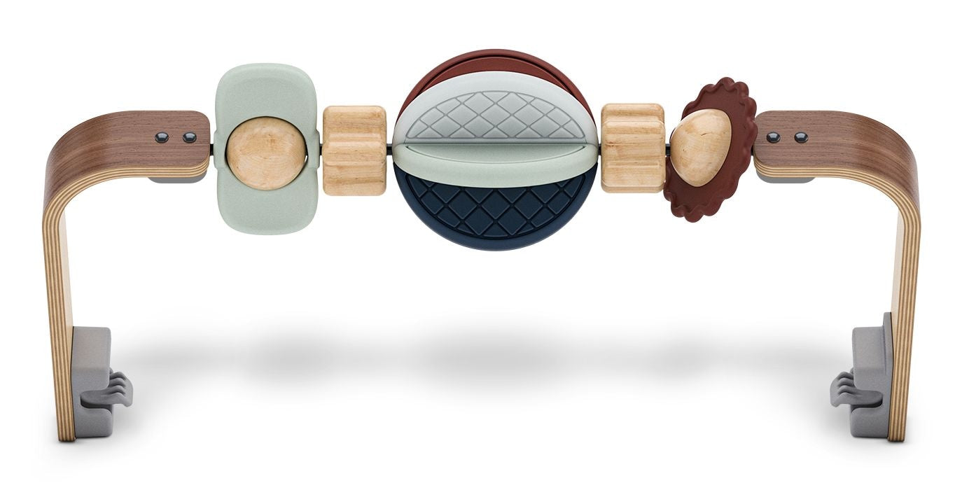 UPPAbaby Mira Bouncer Wonder Wheel Toy Bar, Walnussholz