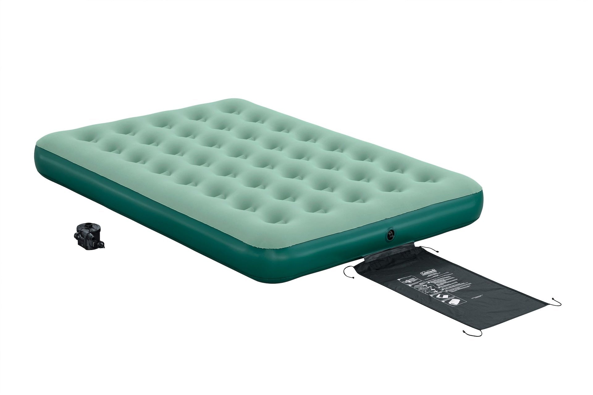 Coleman Schnellbett-Single-High-Airbed, Luftmatratze mit Pumpe, doppelt