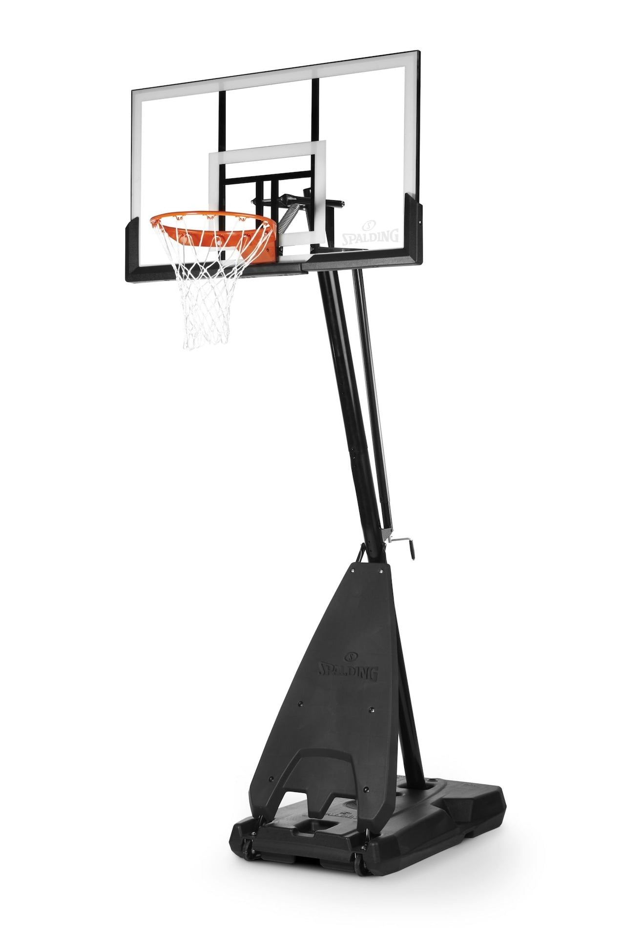 Spalding Herkules tragbares Basketballsystem aus Polycarbonat, 54-in