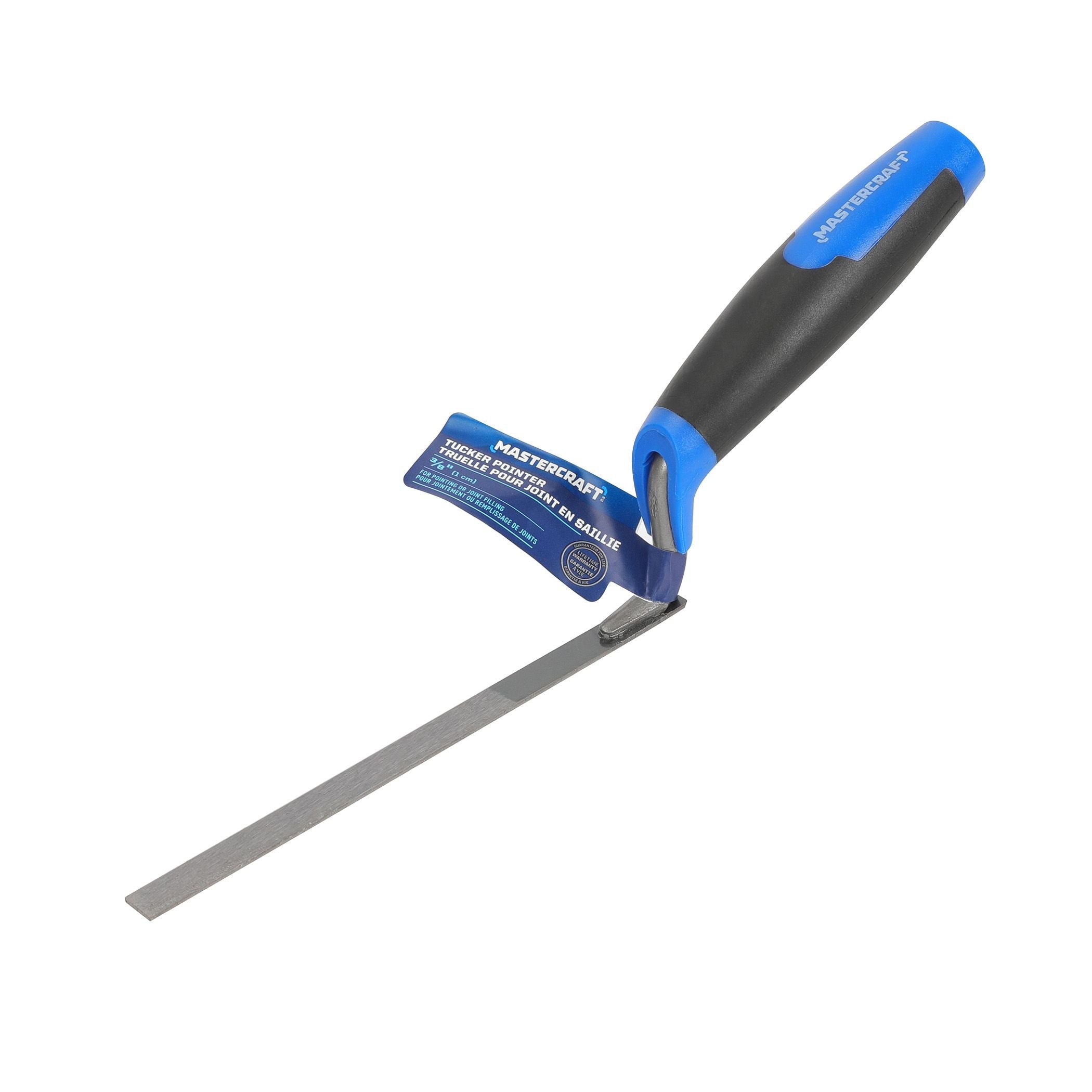 Mastercraft Stahl-Tuck-Pointer mit verjüngter Klinge für Mörtel-Pointing & Fugenfüllung, 3/8-in