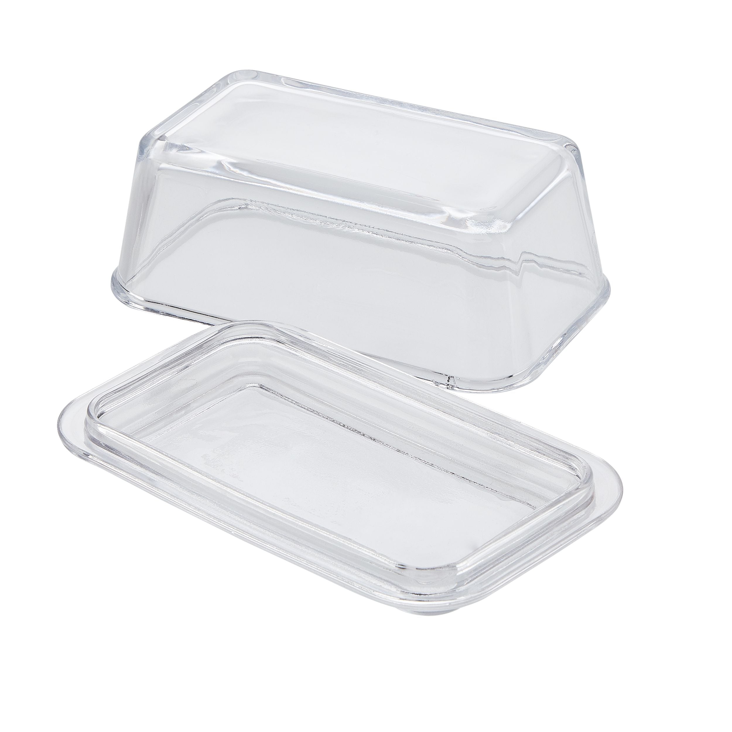 CANVAS Glasbutterschale, mit einem Fassungsvermögen von 1 lb Butter, mit Deckel, Geschirrspülmaschine sicher