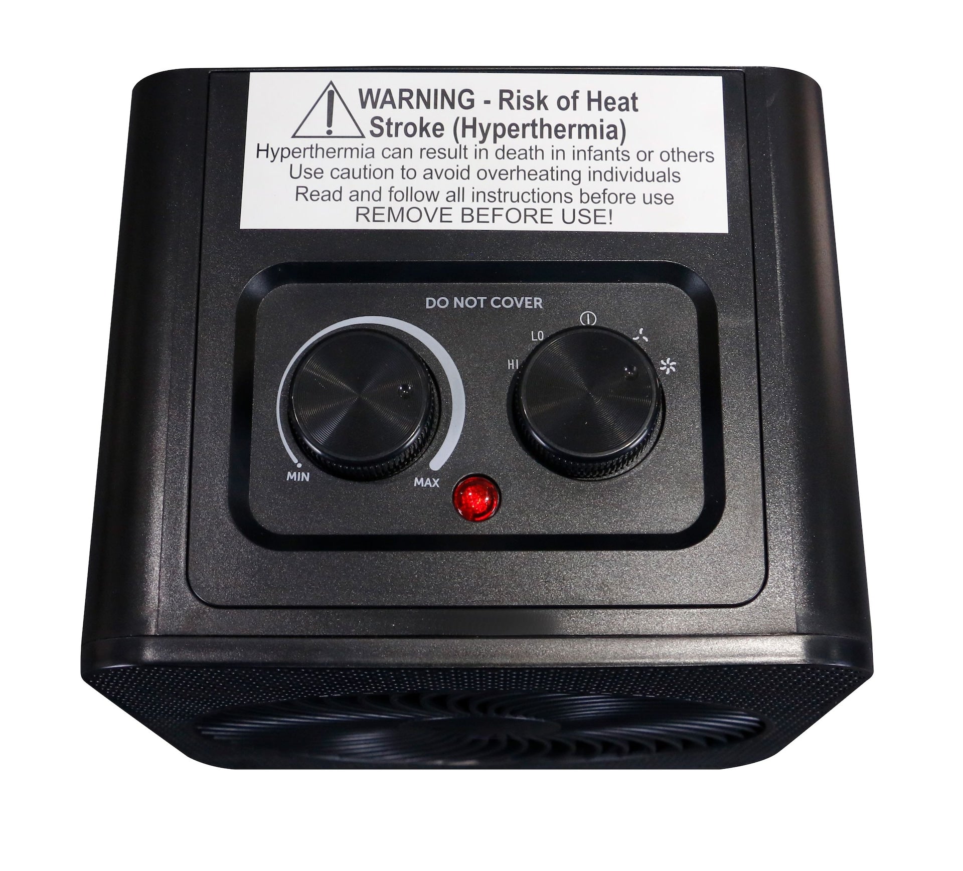 NOMA tragbare 2-In-1-Personalheizung & Ventilator, 1500W, schwarz