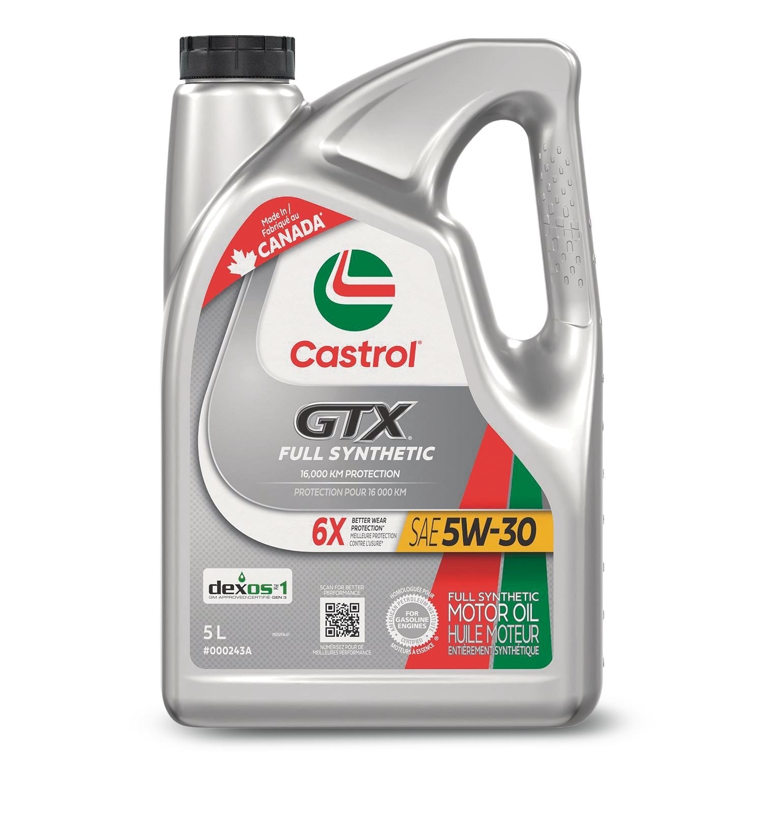 Castrol GTX vollsynthetisch 5W30 Motor/Motoröl, 5-L-Kugel
