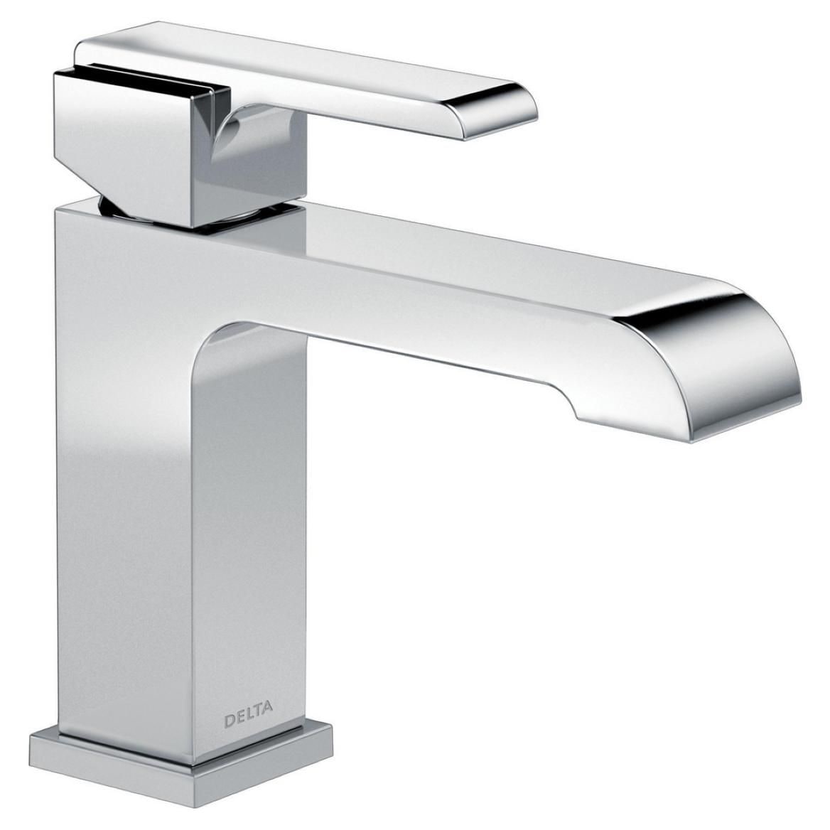 Delta ara 1-Handle Badezimmerhahn mit Metall Pop-up, Chrom