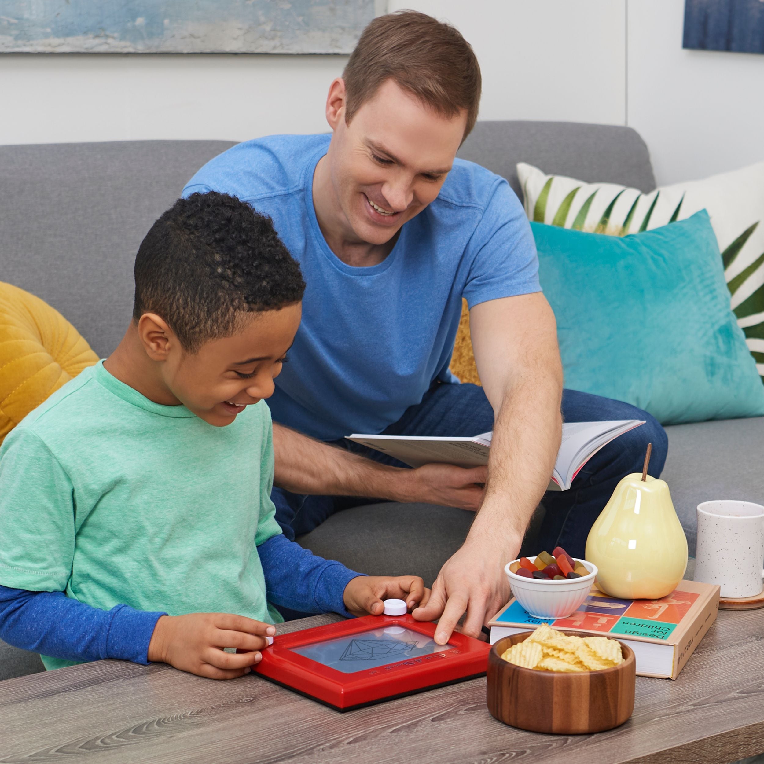 Etch eine Skizze Zeichnung Zauberschirm Spielzeug für Kinder, ab 3 Jahren