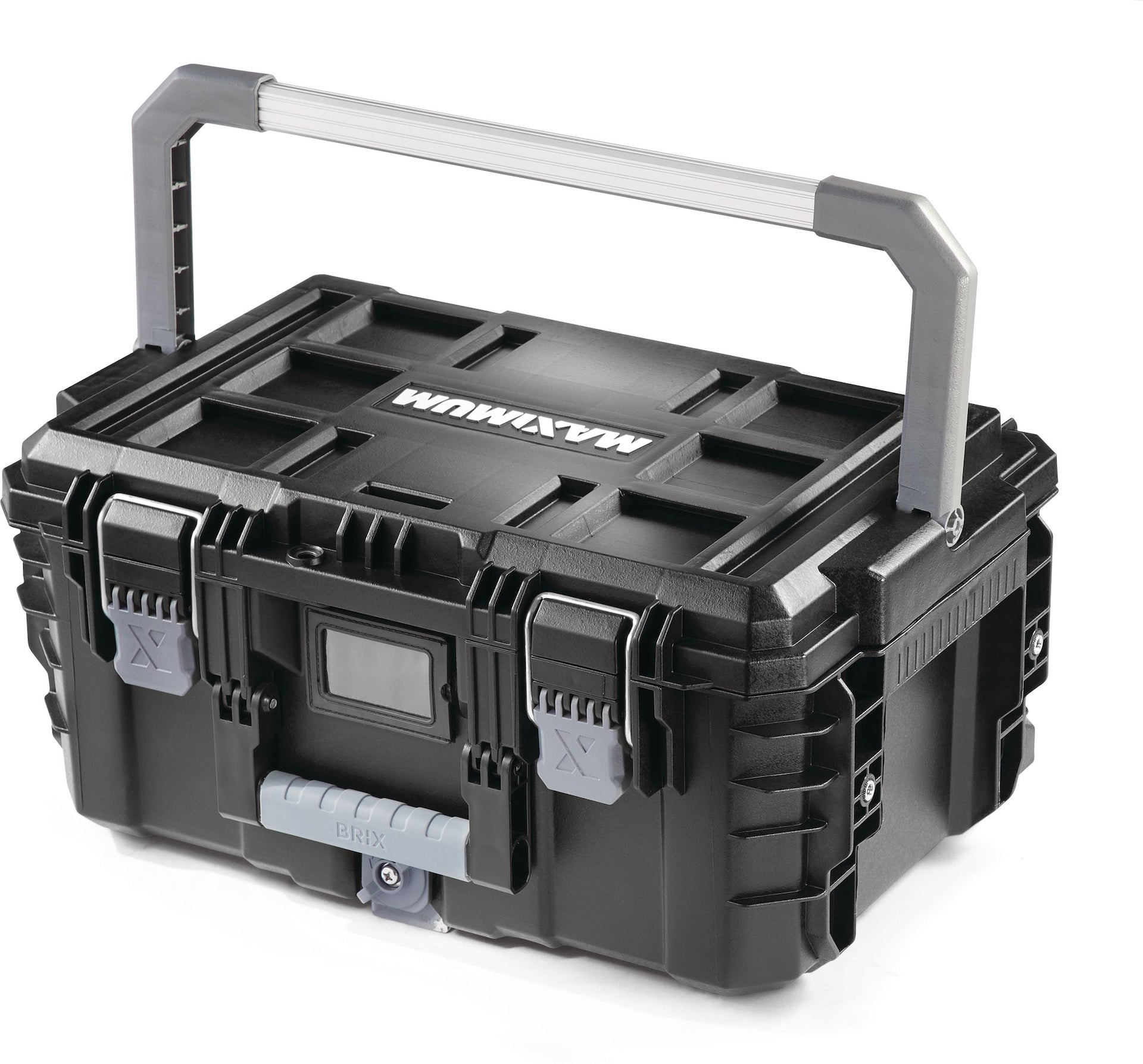 MAXIMUM brix modulare tragbare Medium Toolbox/Tool Storage, IP65, 23x16x11-in