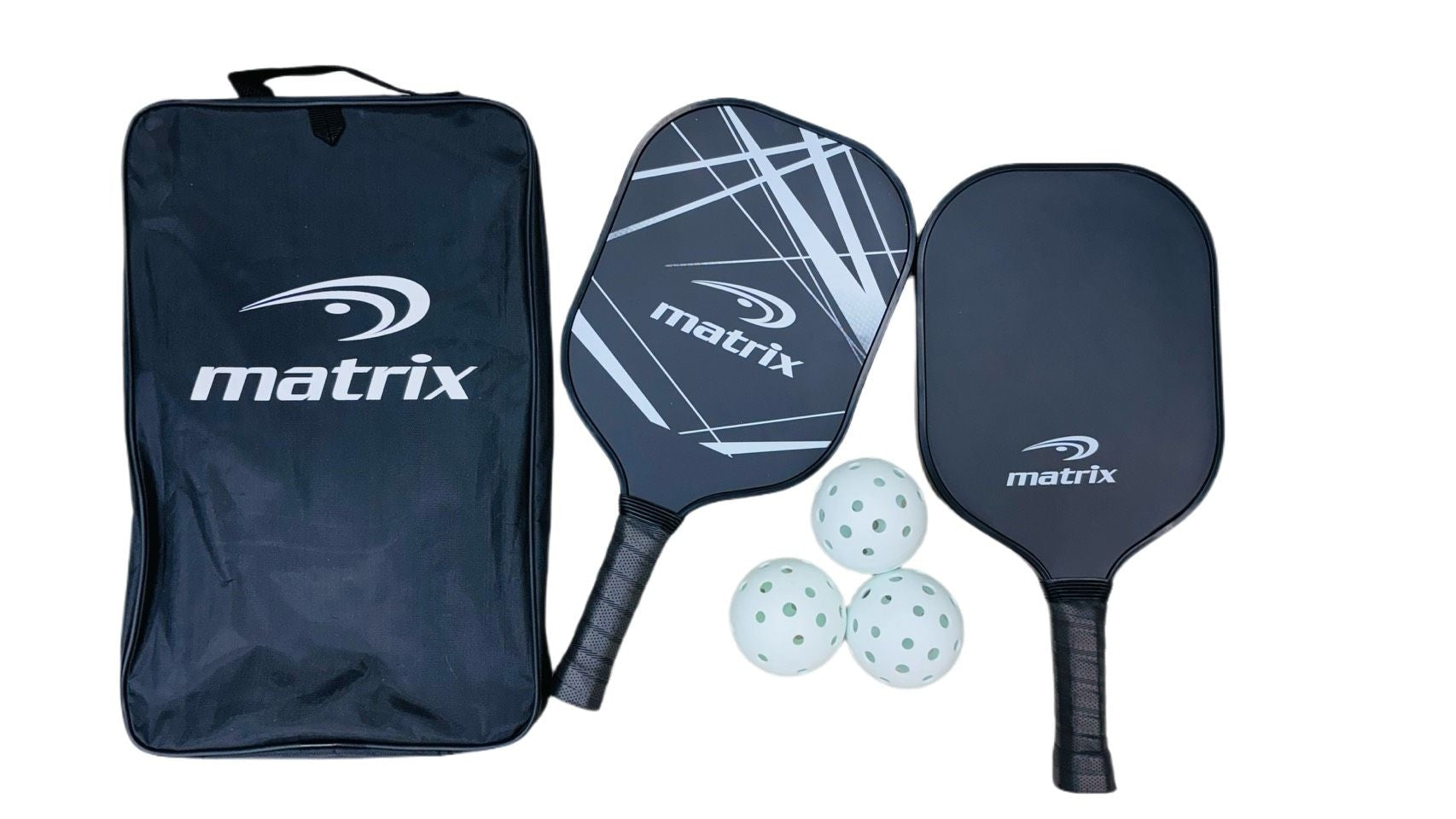 Matrix Freizeit offizielle Größe Pickleball-Paddel / Schläger & Ball-Set, 5-pc