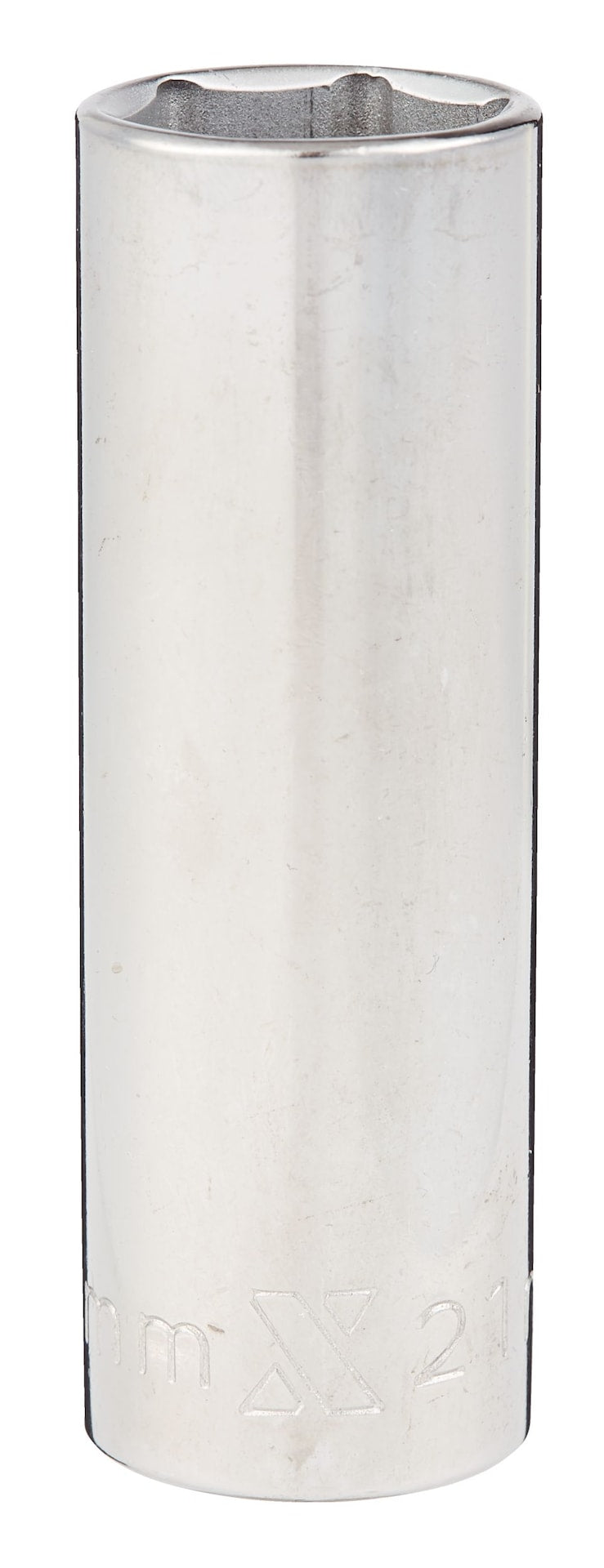 MAXIMUM 21mm 1/2-in-Laufwerk tiefe Steckdose 6-Punkt, CRV, Chromplattierung