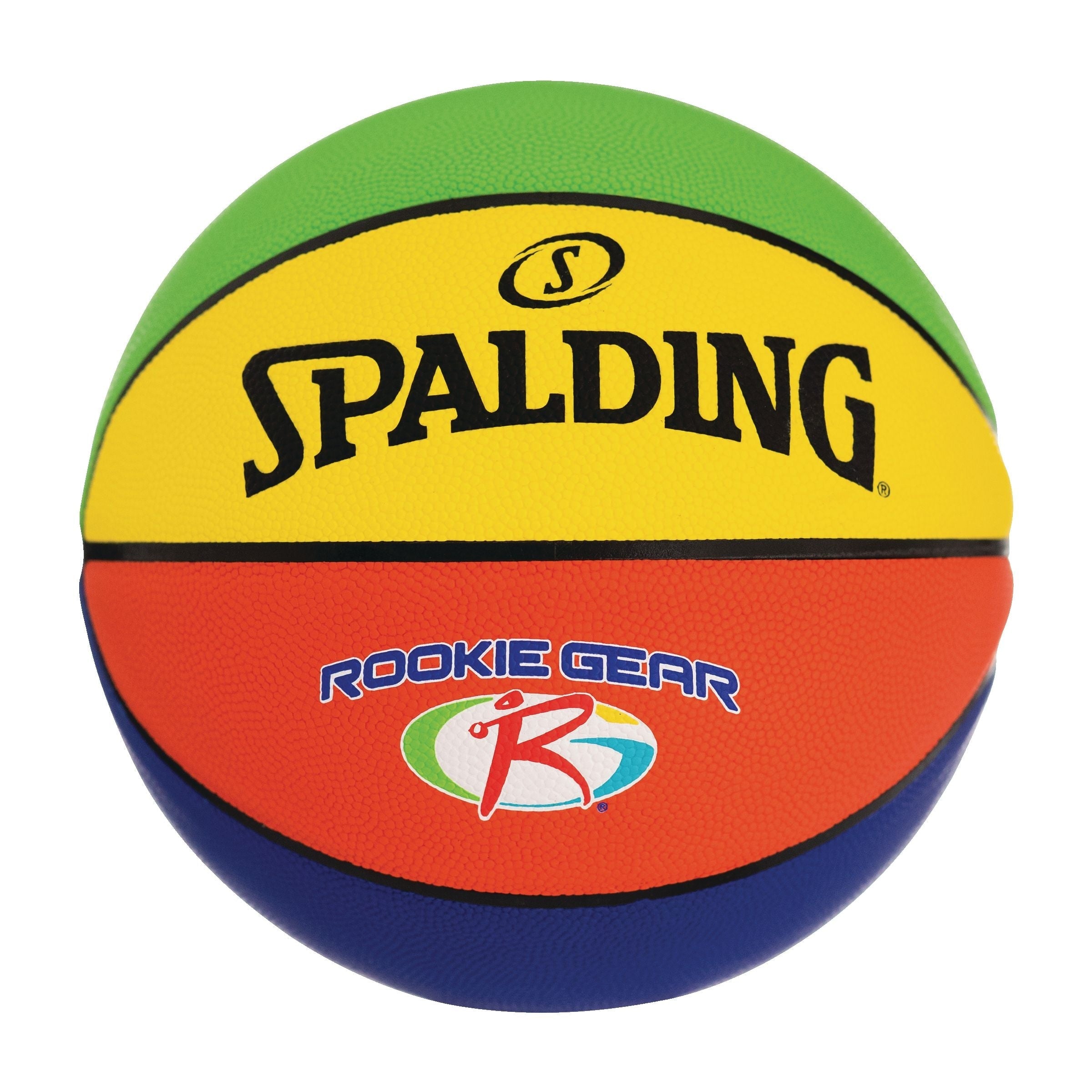 Spalding Rookie-Ausrüstung Jugendkinder Mehrfarben-Komposit-Basketball, Größe 5 (27,5-in)