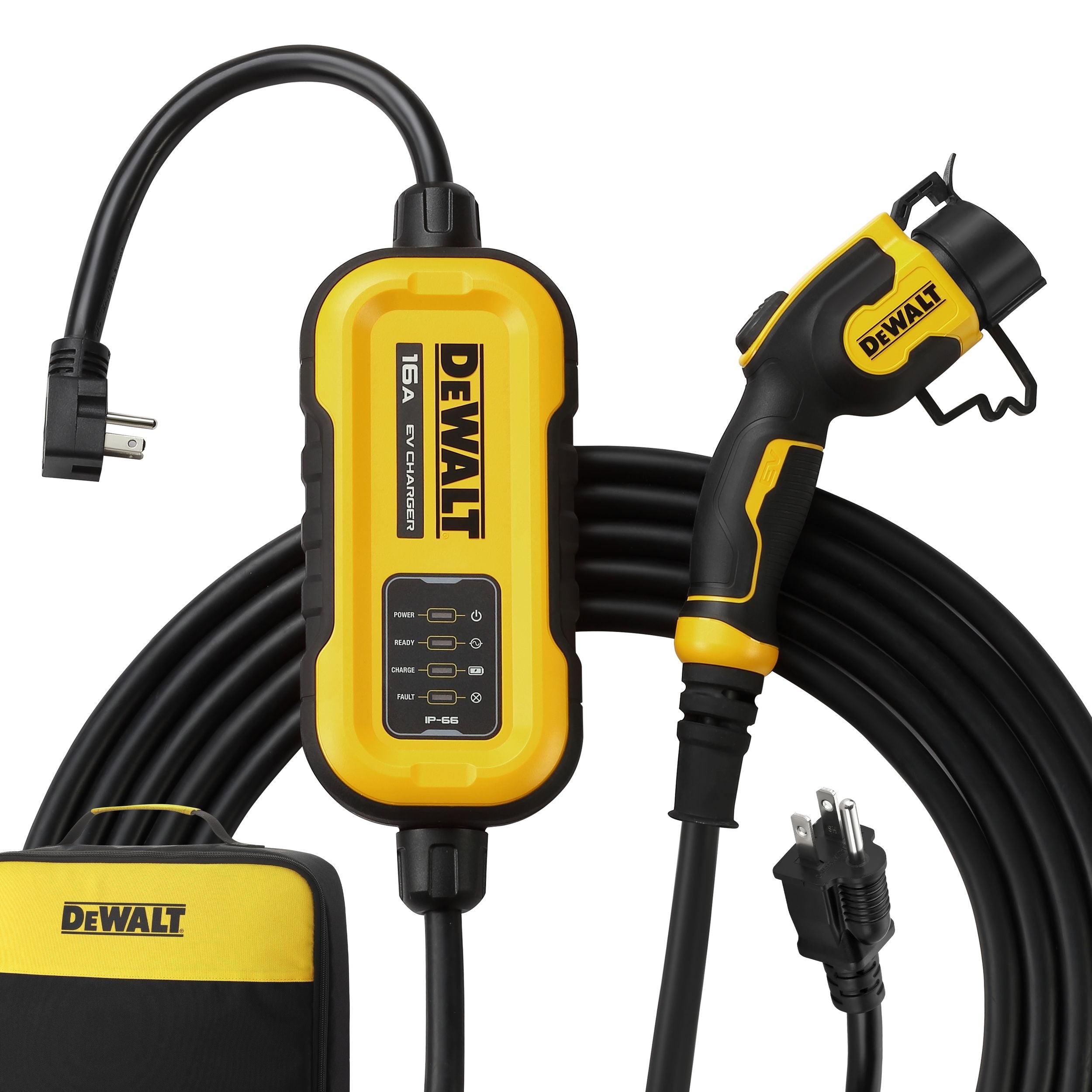 DeWalt 16A Level 1 NEMA 5-15 & 6-20 J1772 EV Ladegerät
