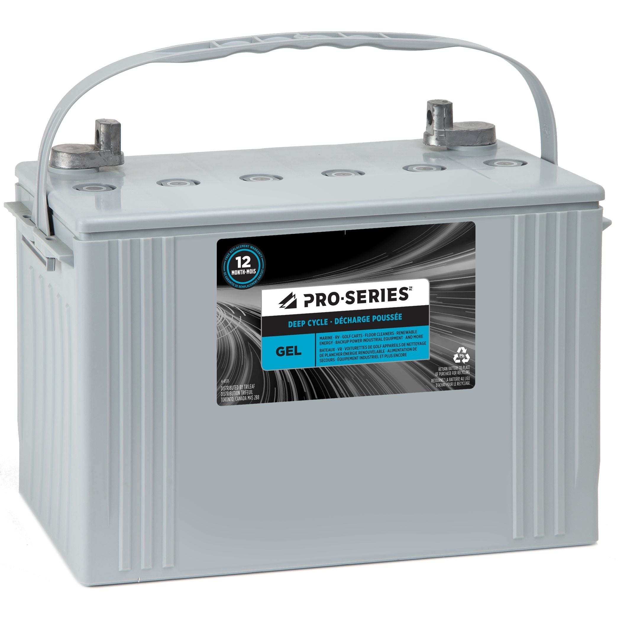 PRO-SERIES Kommerzielle Gruppe Größe 3EH 6-Volt-Batterie