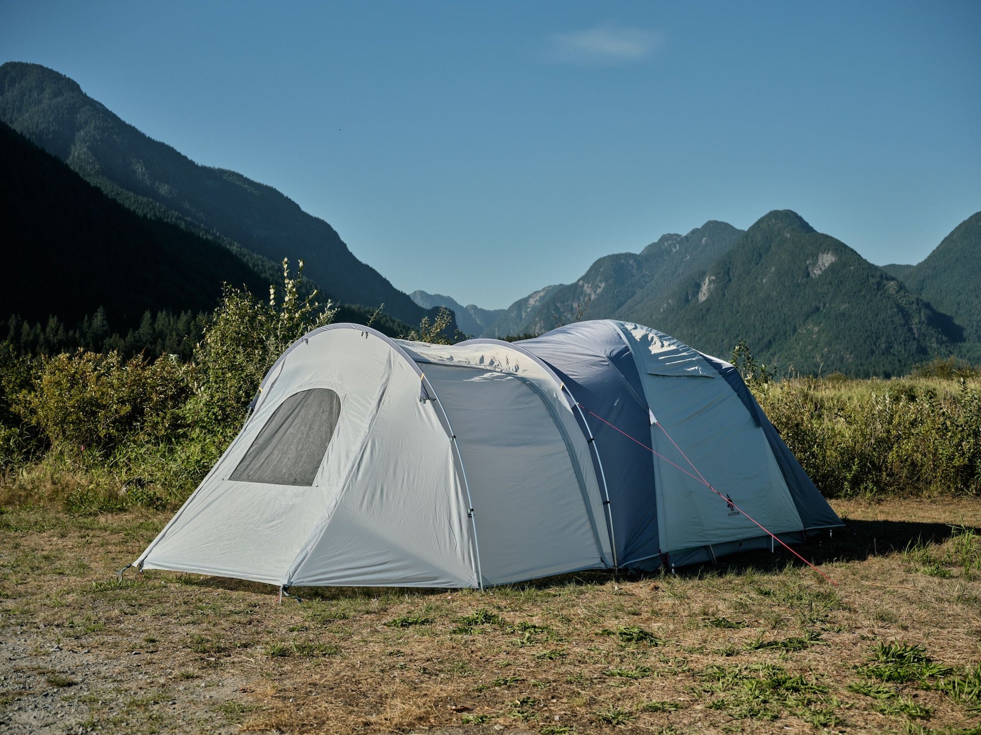 Woods vardo 6-Personen-Campingzelt, blau