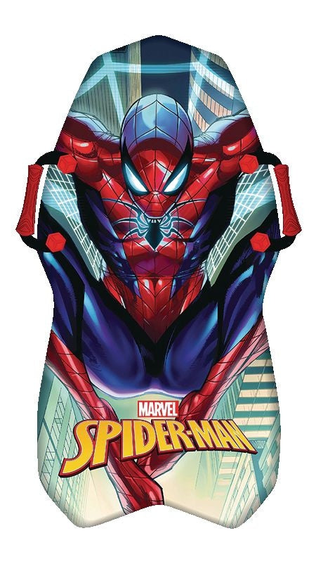 Marvel Spiderman Kinder 1 Person Leichtschaum Winter Schneeschlitten / Rodel mit Griffen