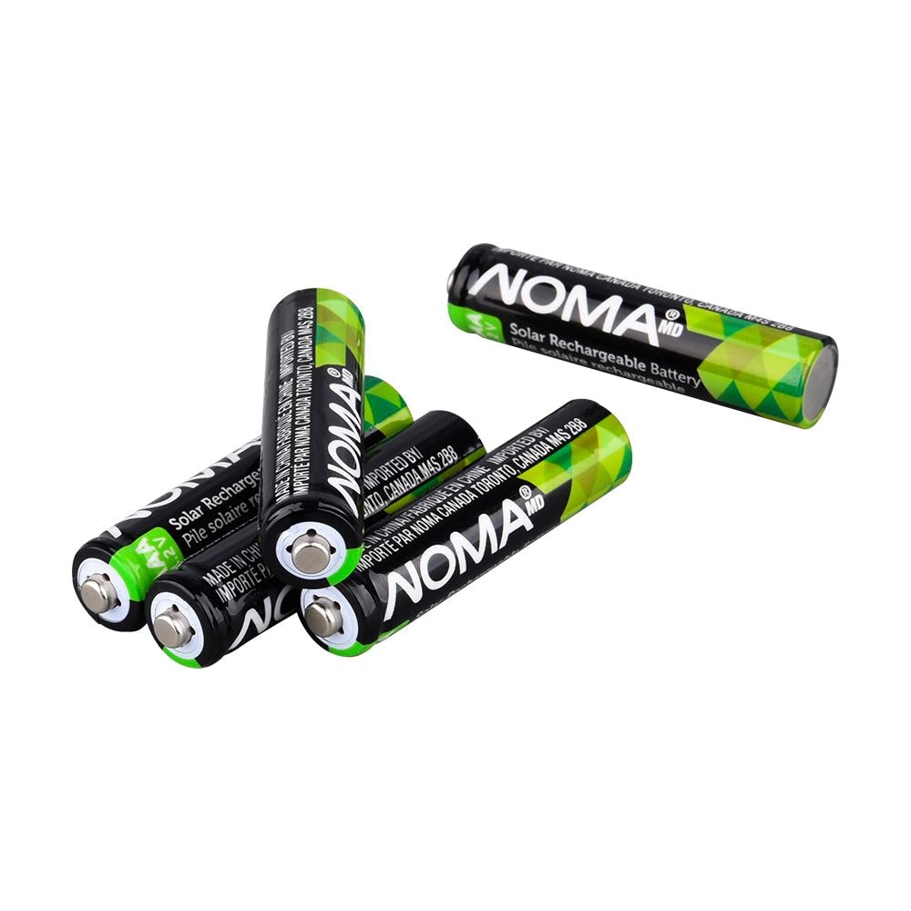 NOMA AAA ni-mh 300mAh wiederaufladbare Batterien für Solarlampen, 1.2V, 4-pk