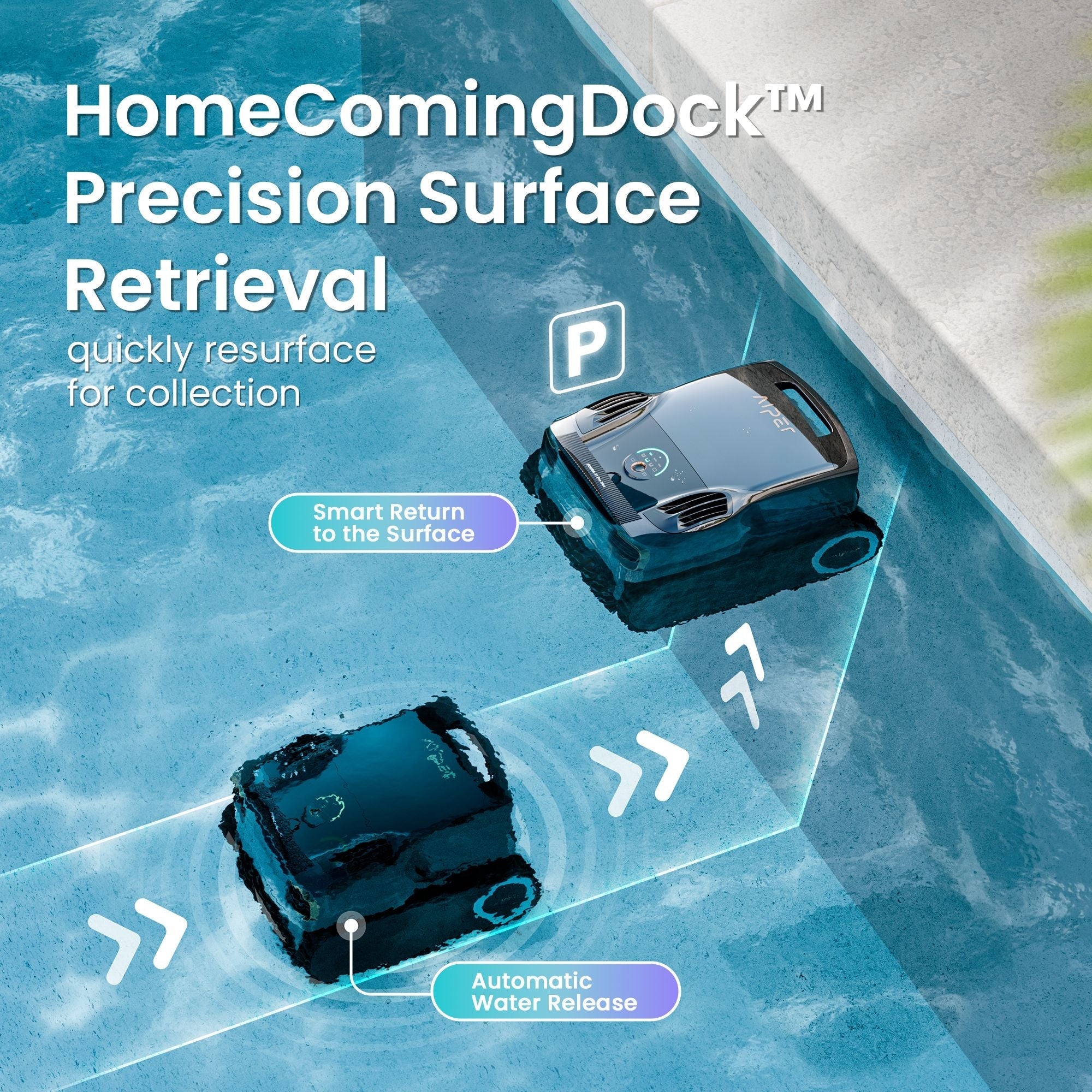 Aiper X1 pro max all-in-one smarter schnurloser Roboter-Poolreiniger für umfassende Poolpflege