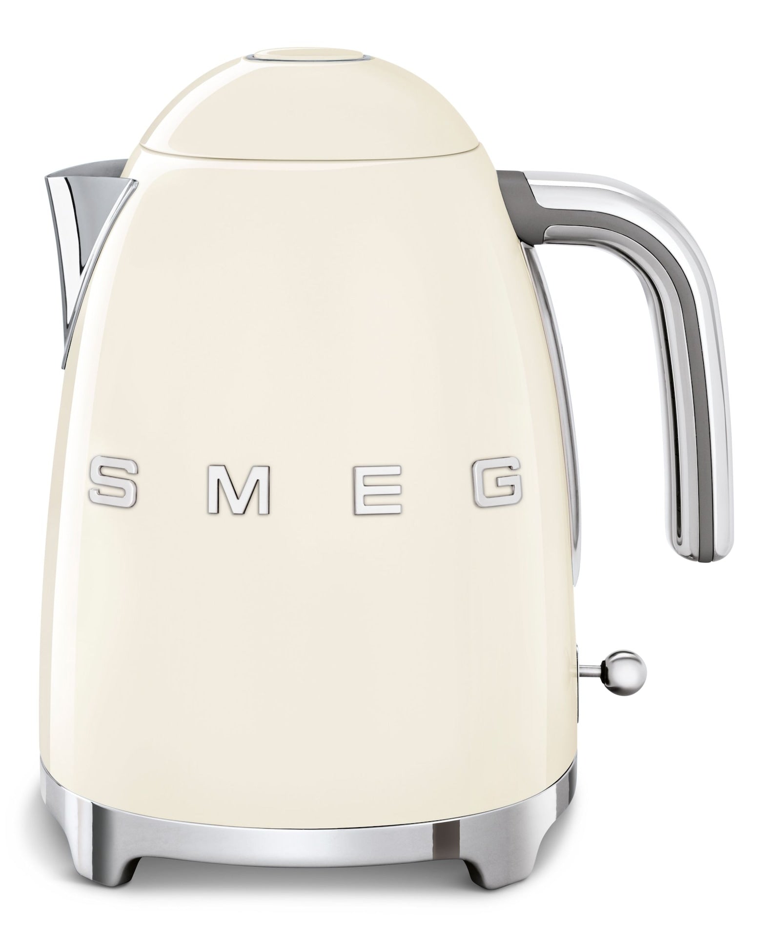 Smeg 50er Jahre Retro-Stil fix Temperatur Countertop Kessel, 1400W, 1,7-l, Creme