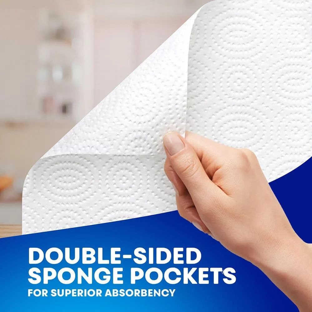 SpongeTowels Ultra-Size-Riesenpapierhandtücher, 2-lagig, 12-pk