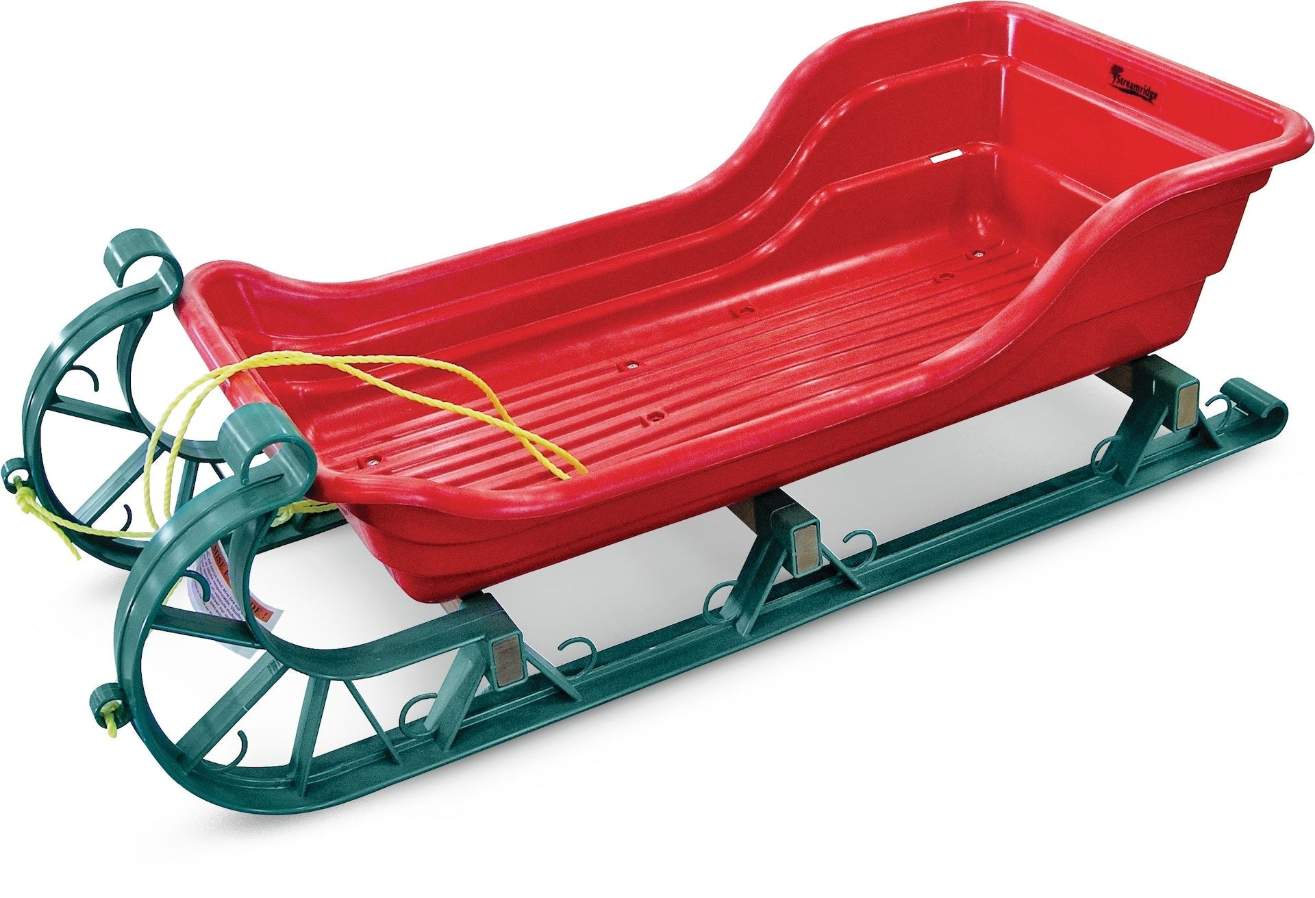 Streamridge Schneeschneider Baby & Kleinkind leicht Vintage Stil Schlitten / Schlitten mit Abschleppseil