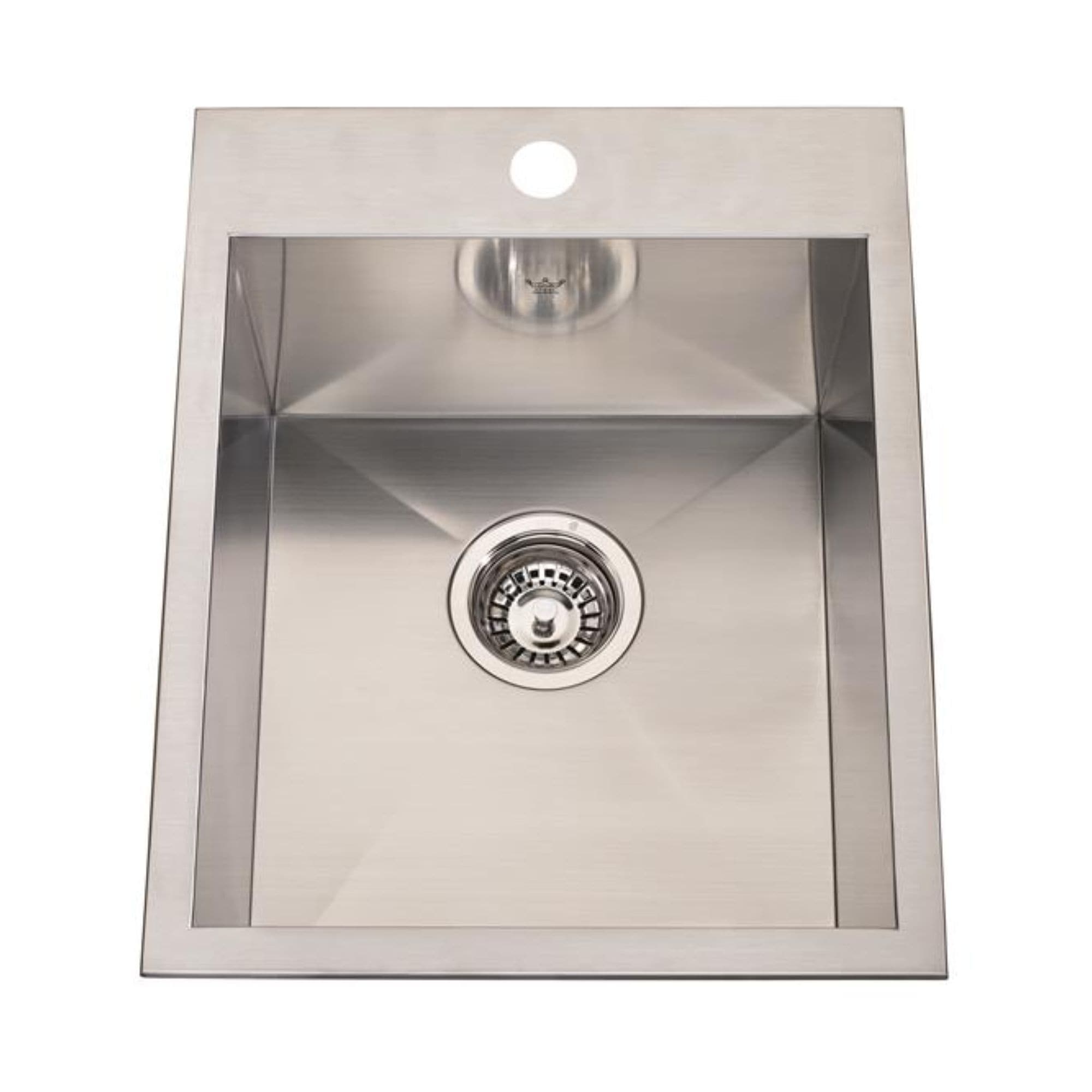 Kindred 1-Loch / 1-Bowl-Dual-Mount-Edelstahlspüle