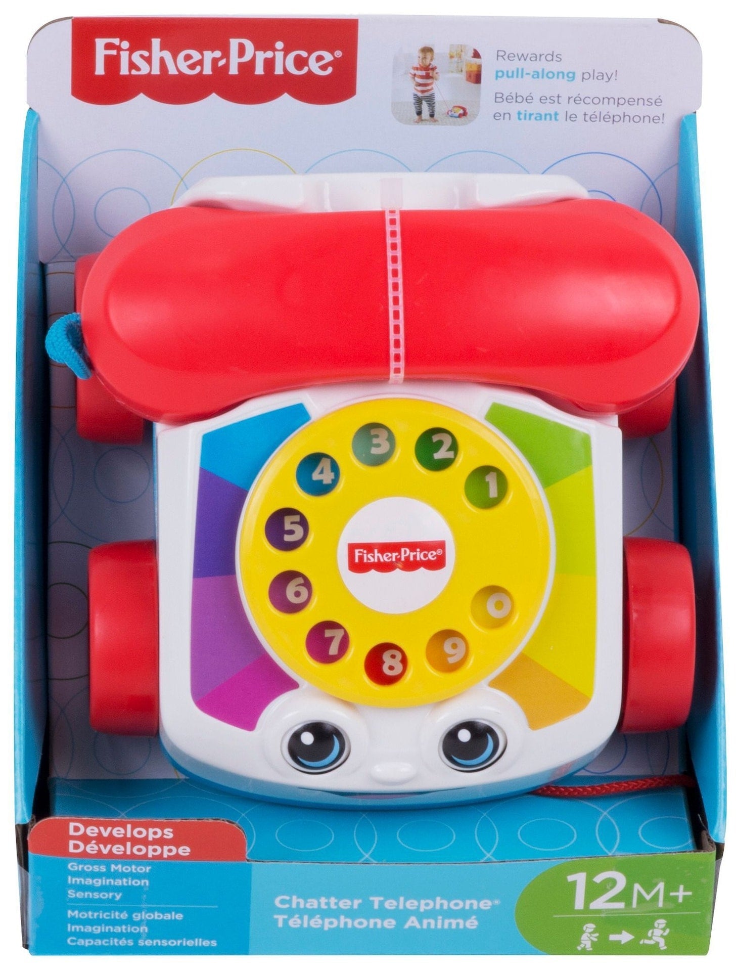 Fisher Price Kinder-Chatter-Telefon mit Sounds und Bewegung