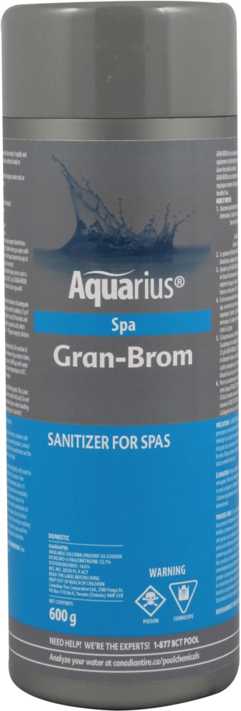 Aquarius Gran-Brom, Desinfektionsmittel für Spa, 600-g