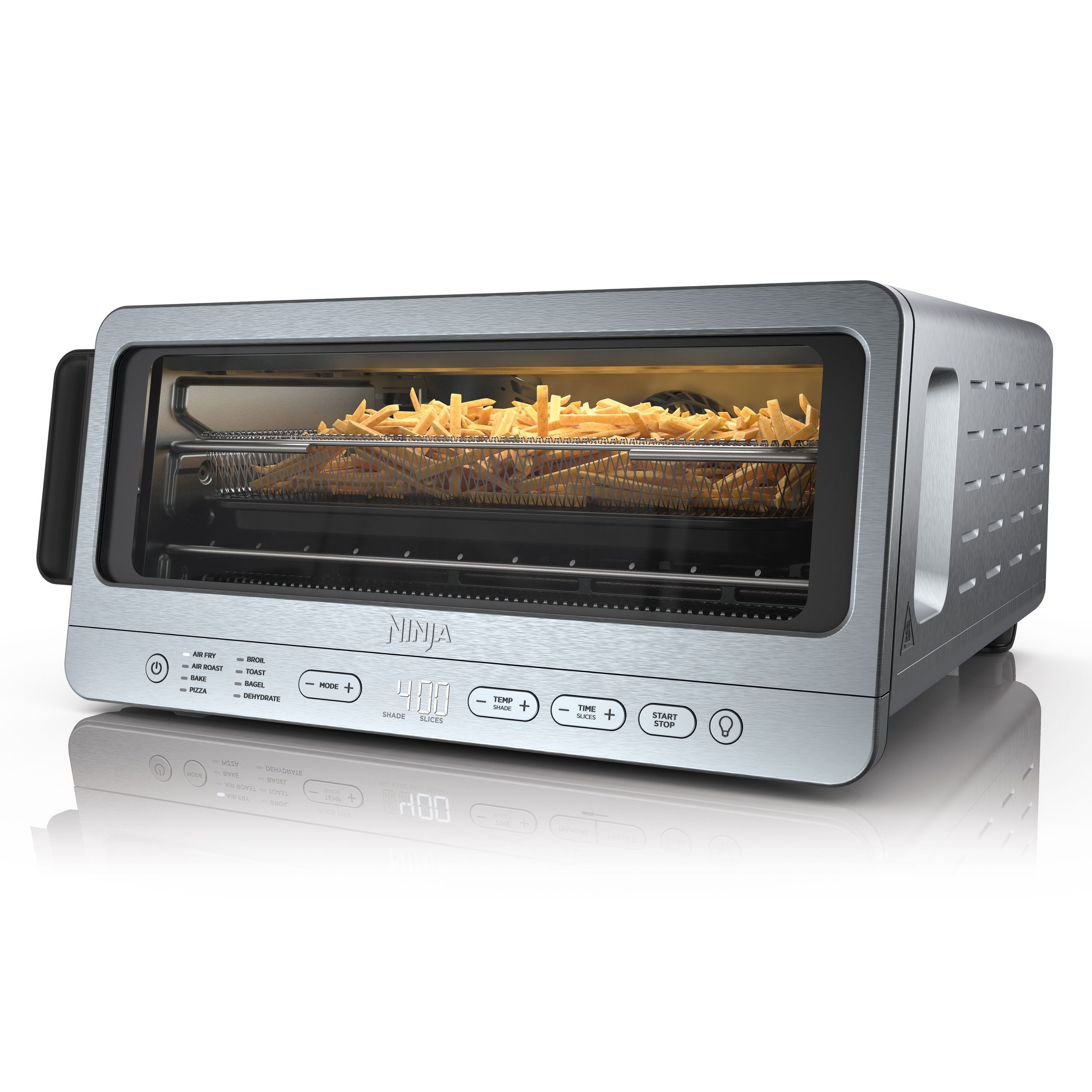 Ninja Flip Platz sparende 8-in-1-Toaster Ofen & Luft Fritteuse
