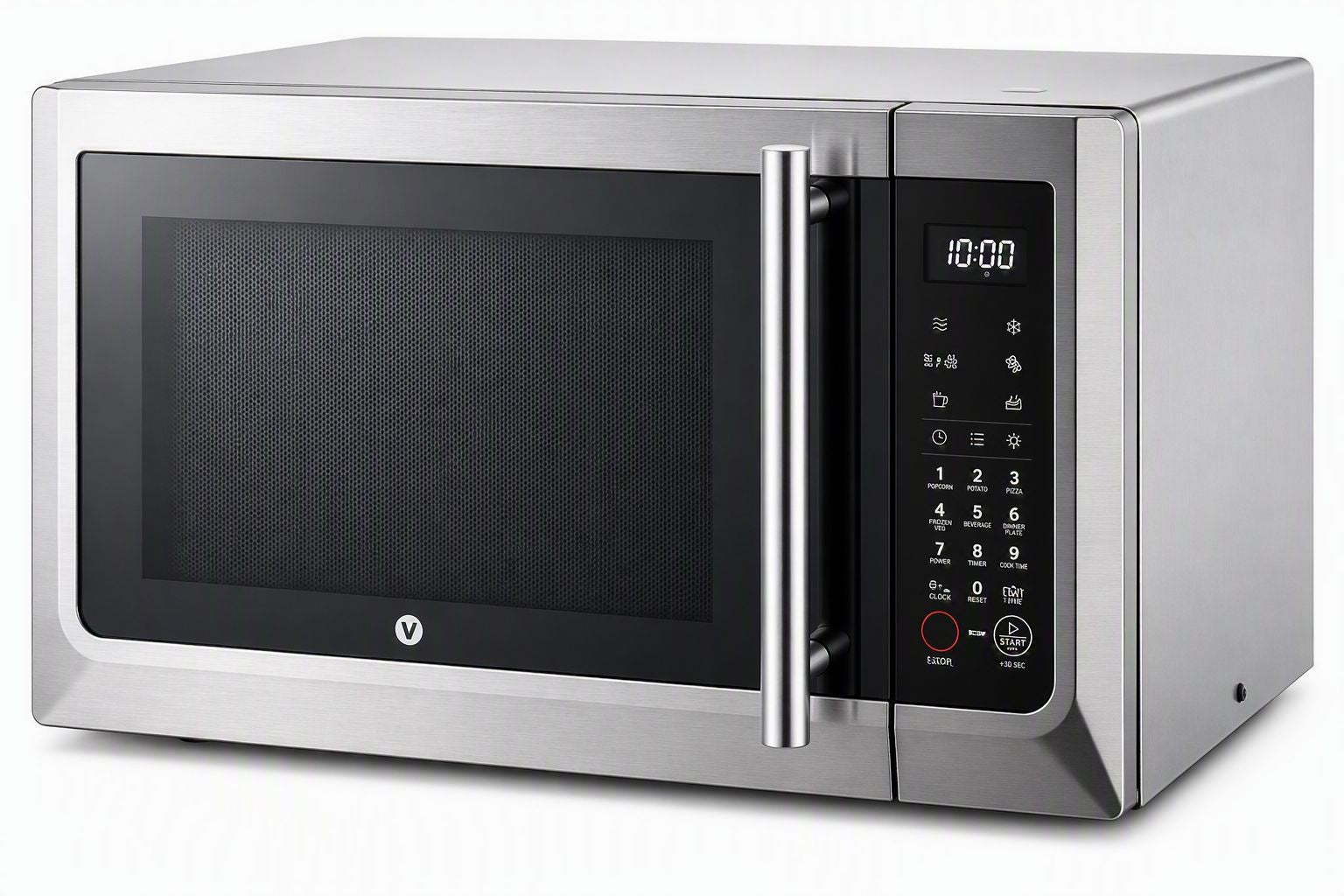 Vida by PADERNO Kombinationsarbeitsplatte Mikrowellenherd mit Luftfritteuse, 1000W, 1,1-cu-ft, Edelstahl