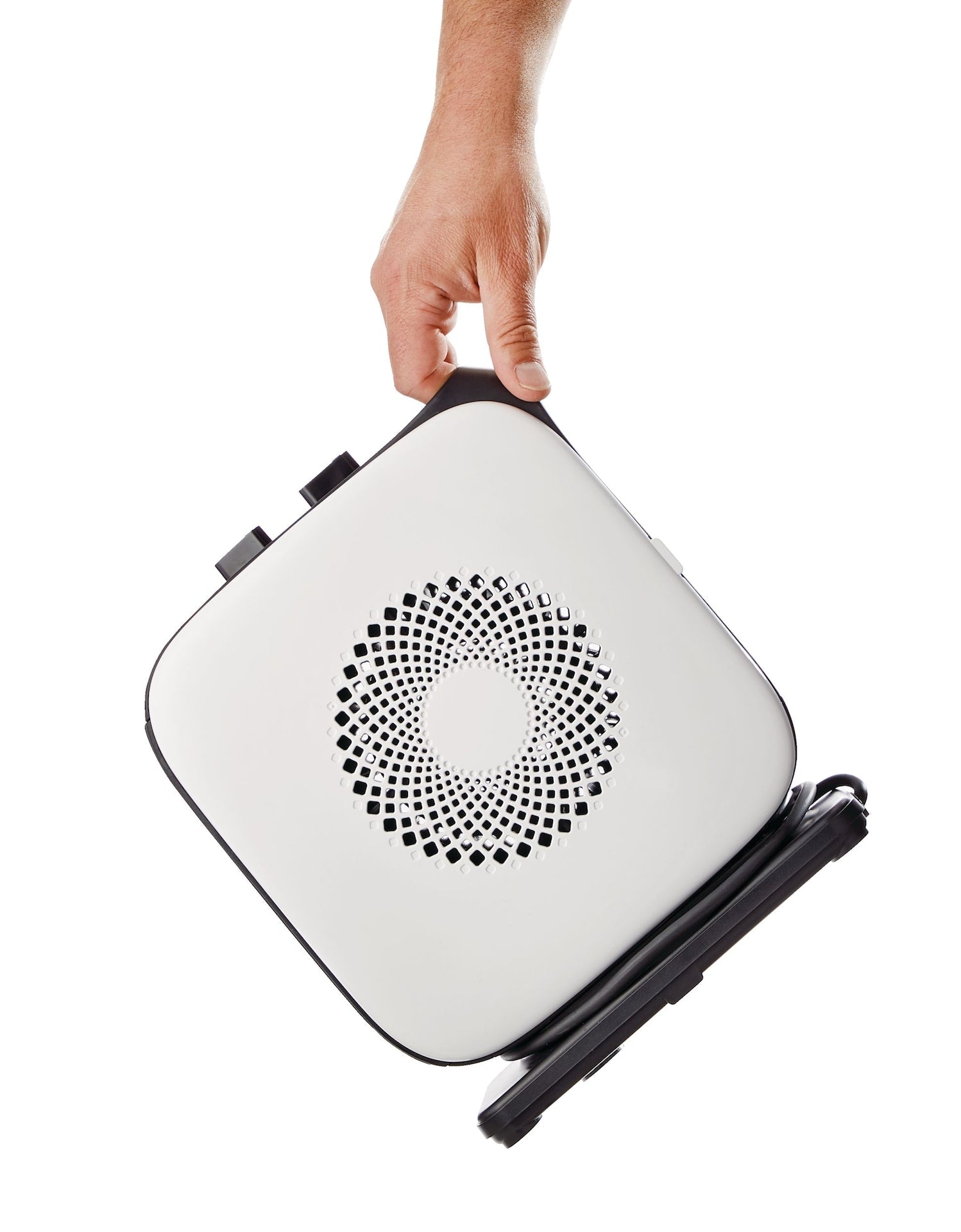 NOMA tragbares bewegliches oszillierendes tragbares keramisches Raumheizgerät mit Thermostat, 1500 W, weiß