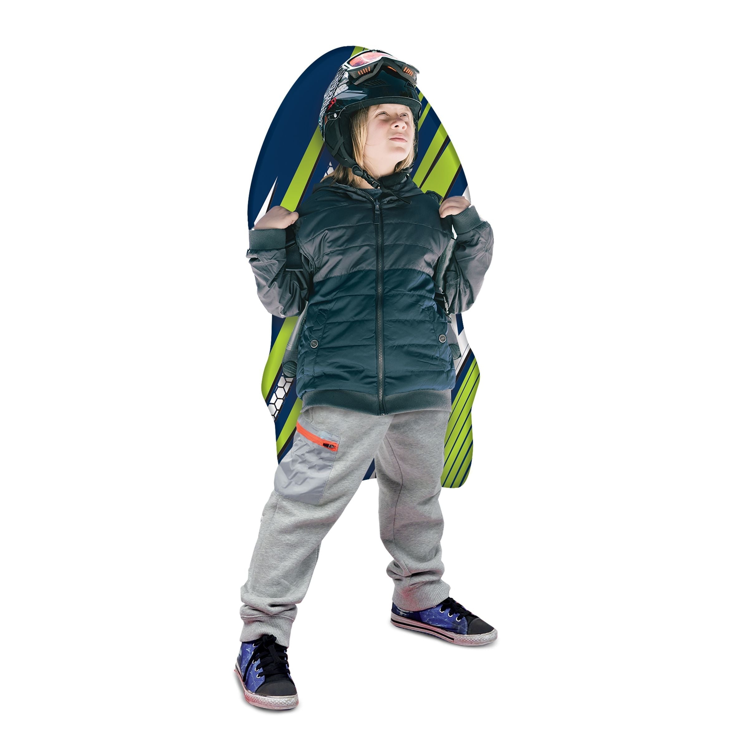 Snow Schaumschneeschlitten mit Rucksackgriffen, 36-in