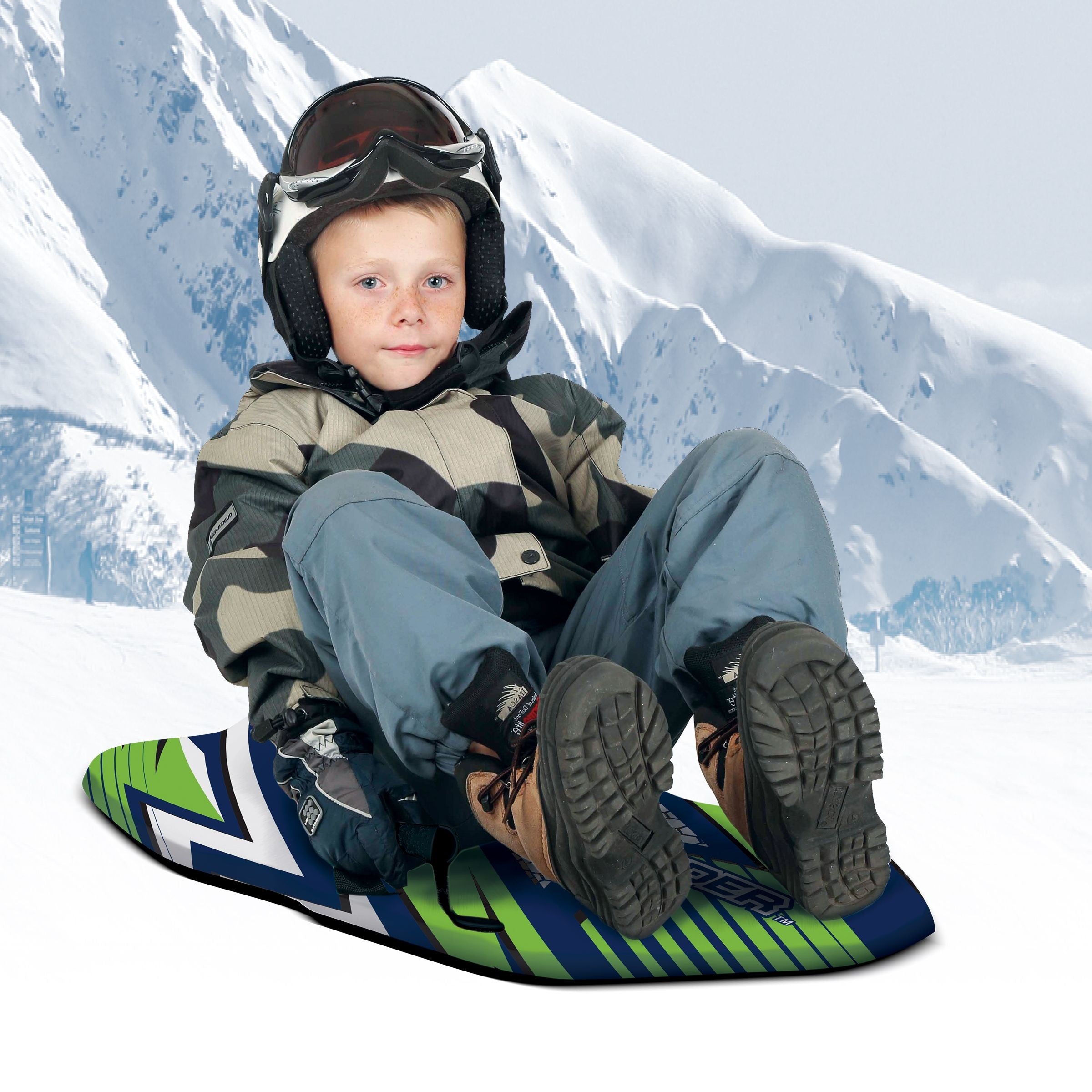 Snow Schaumschneeschlitten mit Rucksackgriffen, 36-in