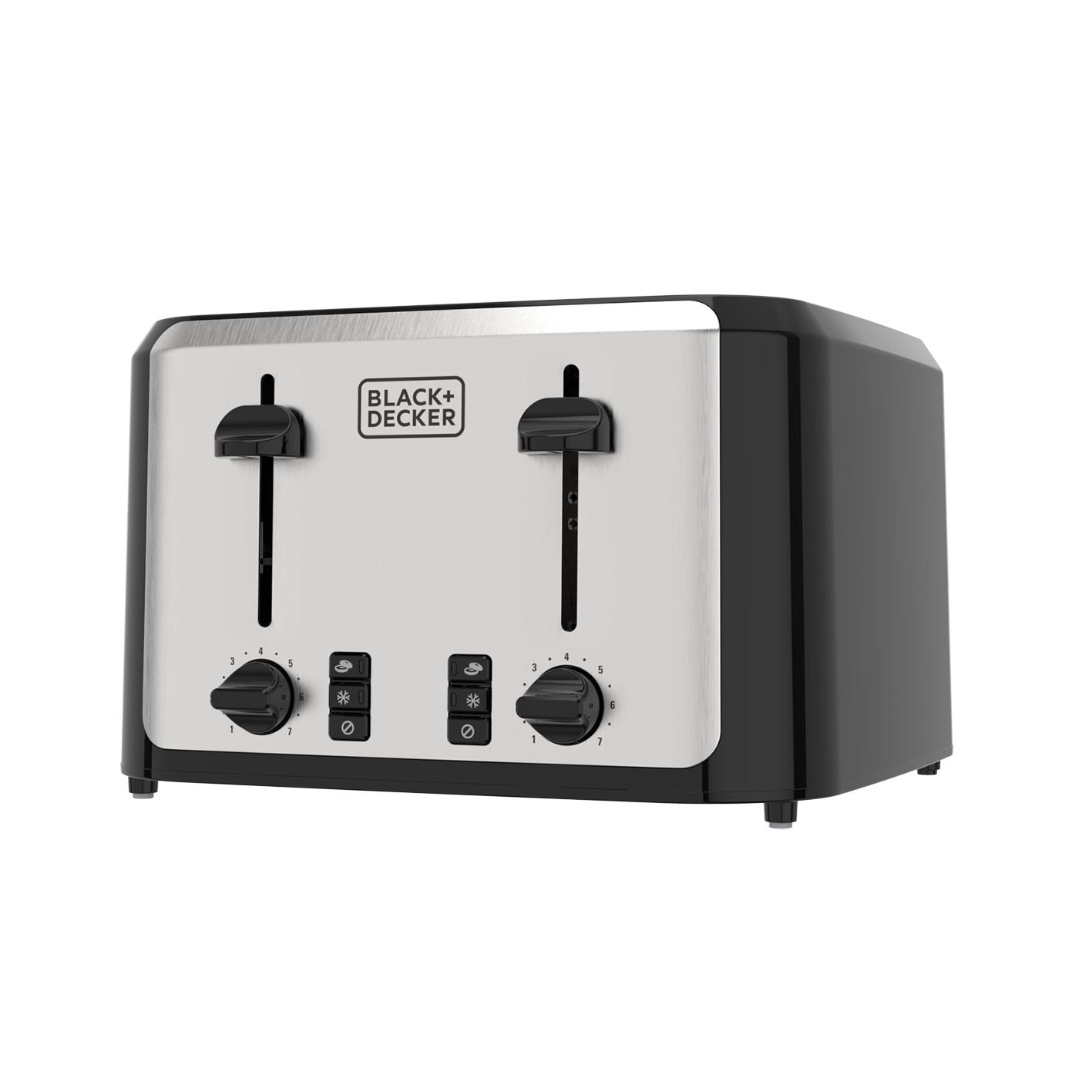 Black & Decker extra breite Slots Toaster mit 7 Einstellungen, 4-Scheiben