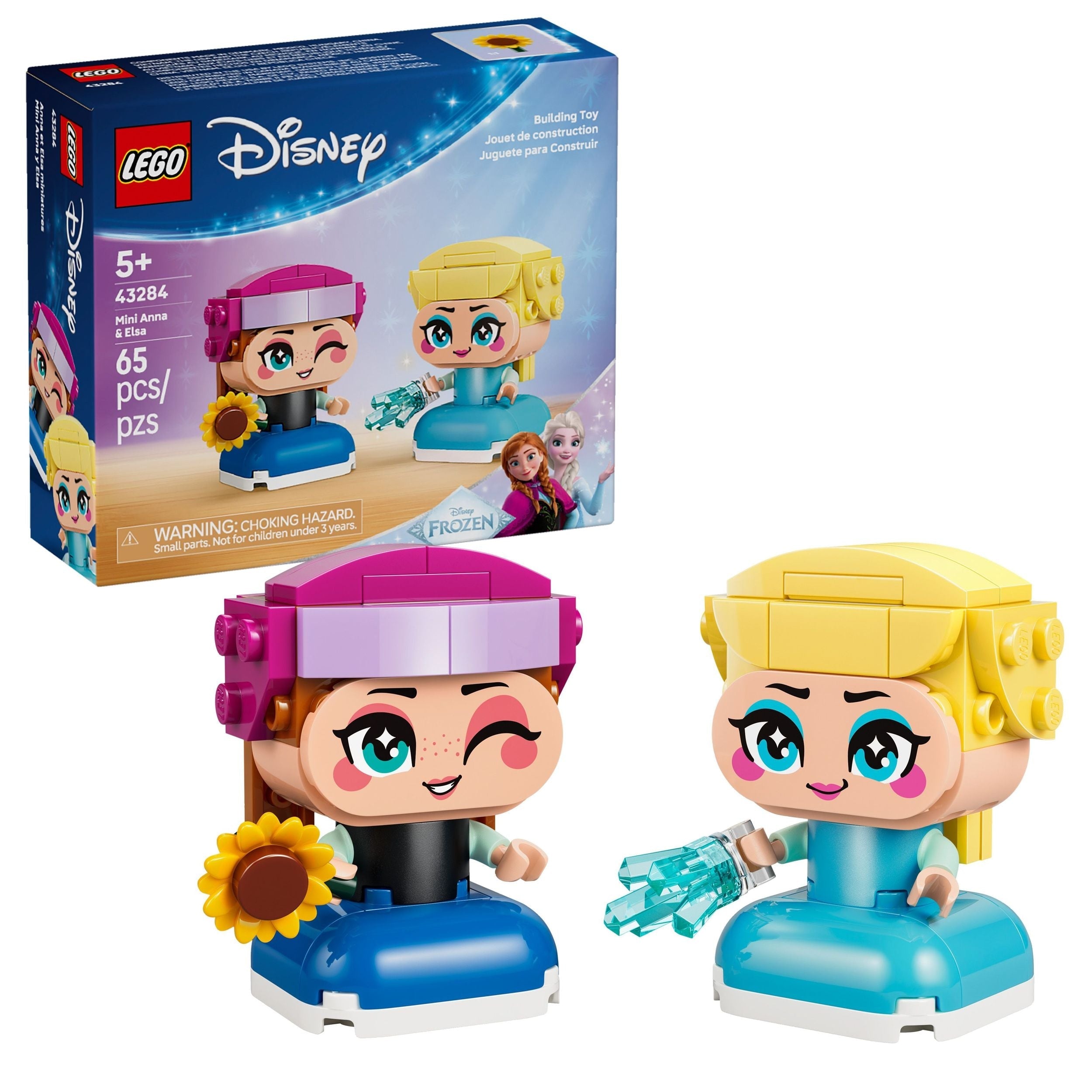 LEGO Disney Animation Mini Anna & Elsa Toy Building Set - 43284, 65-pcs, ab 5 Jahren