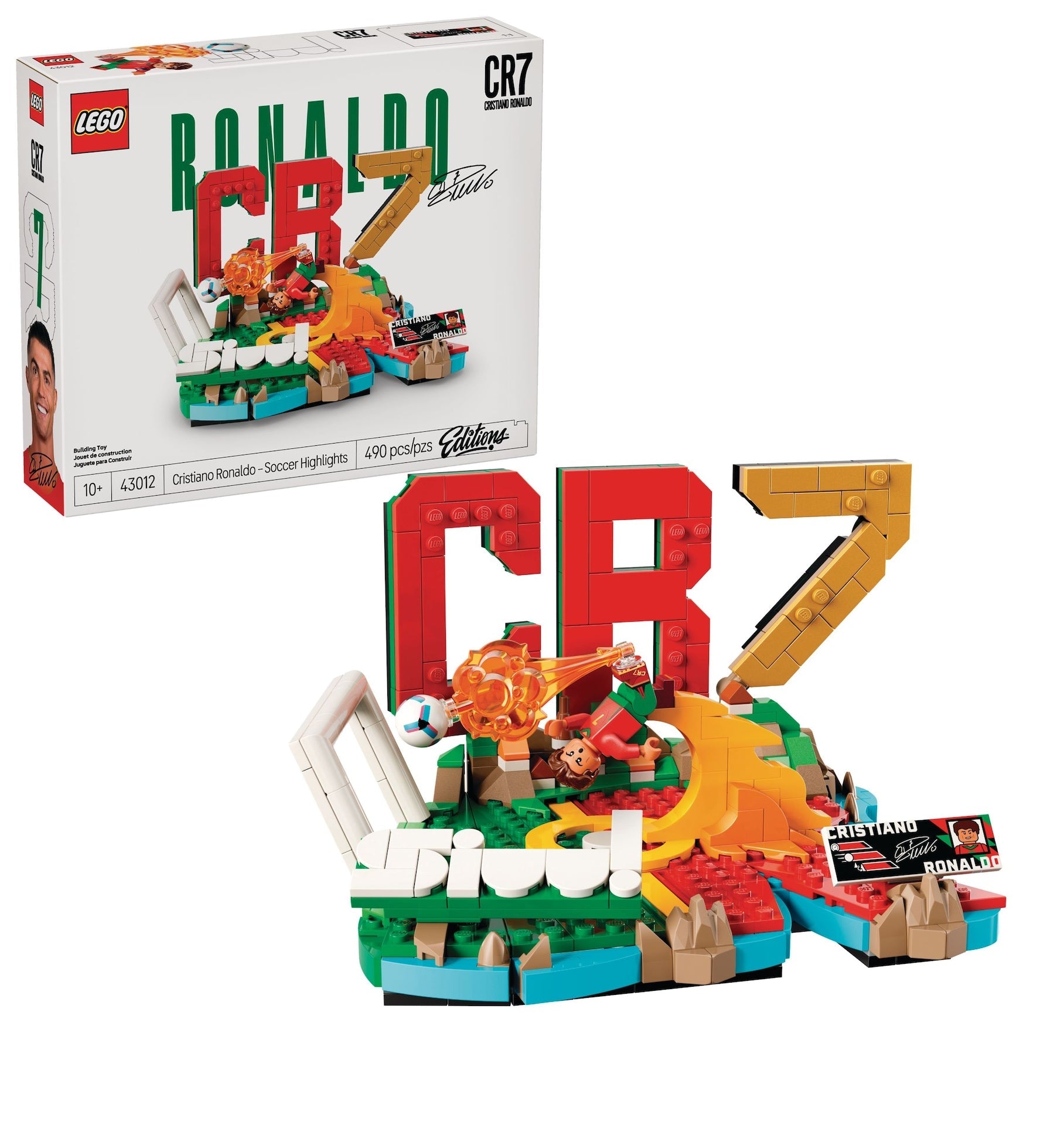 LEGO Editionen cristiano ronaldo, Fußball-Highlights - 43012, 490-pcs, ab 10 Jahren