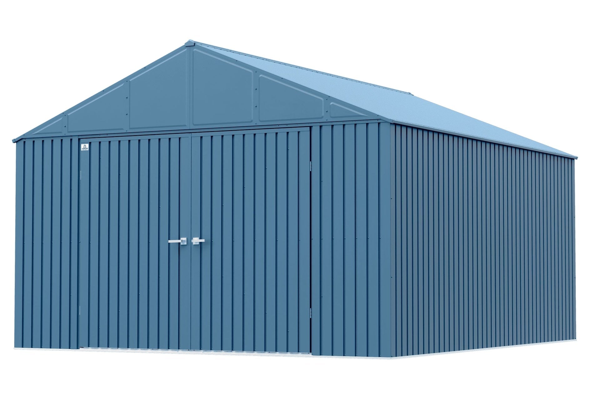 Arrow Elite 12x14-ft blau grau korrosionsbeständiger Stahlschuppen
