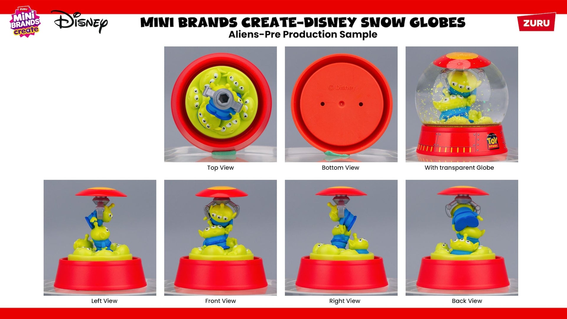 Mini Marken Schnee Globen Disney Serie 1 Kapsel
