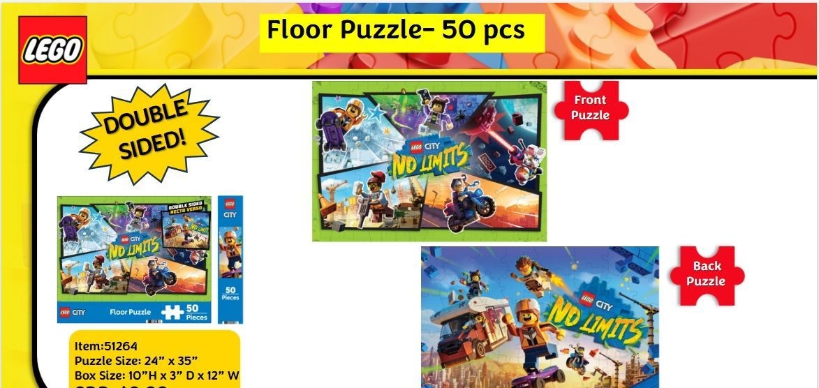 LEGO "Keine Grenzen" Bodenpuzzle