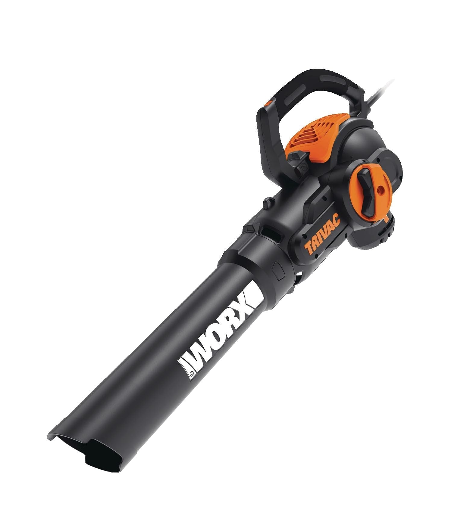 WORX WG522 trivac 12 amp 3-in-1 elektrisches Vakuumgebläse / Mulcher / Vac mit Schultergurt