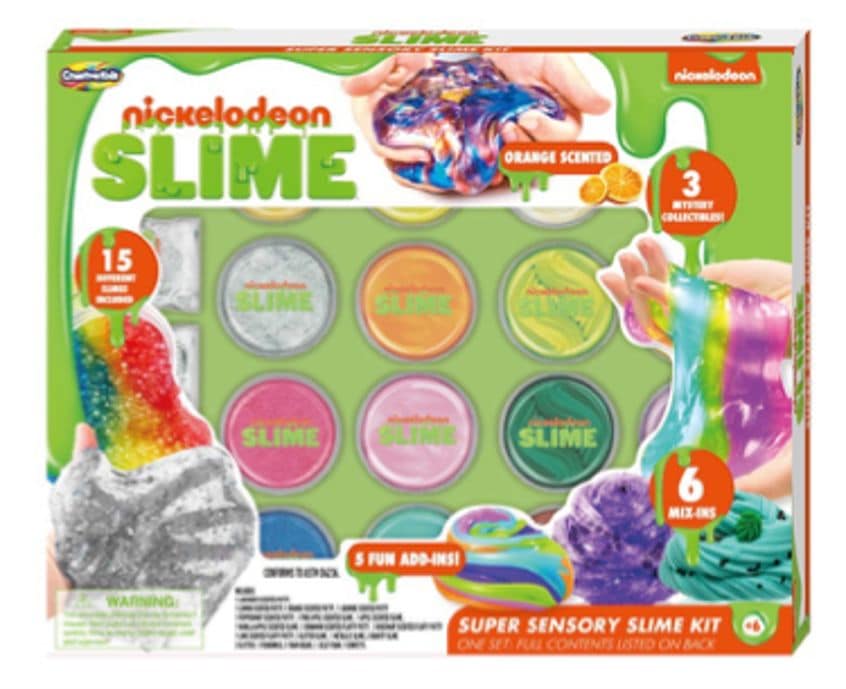 Nickelodeon Super sensorisches Schleim-Kit mit 6 Mix-ins