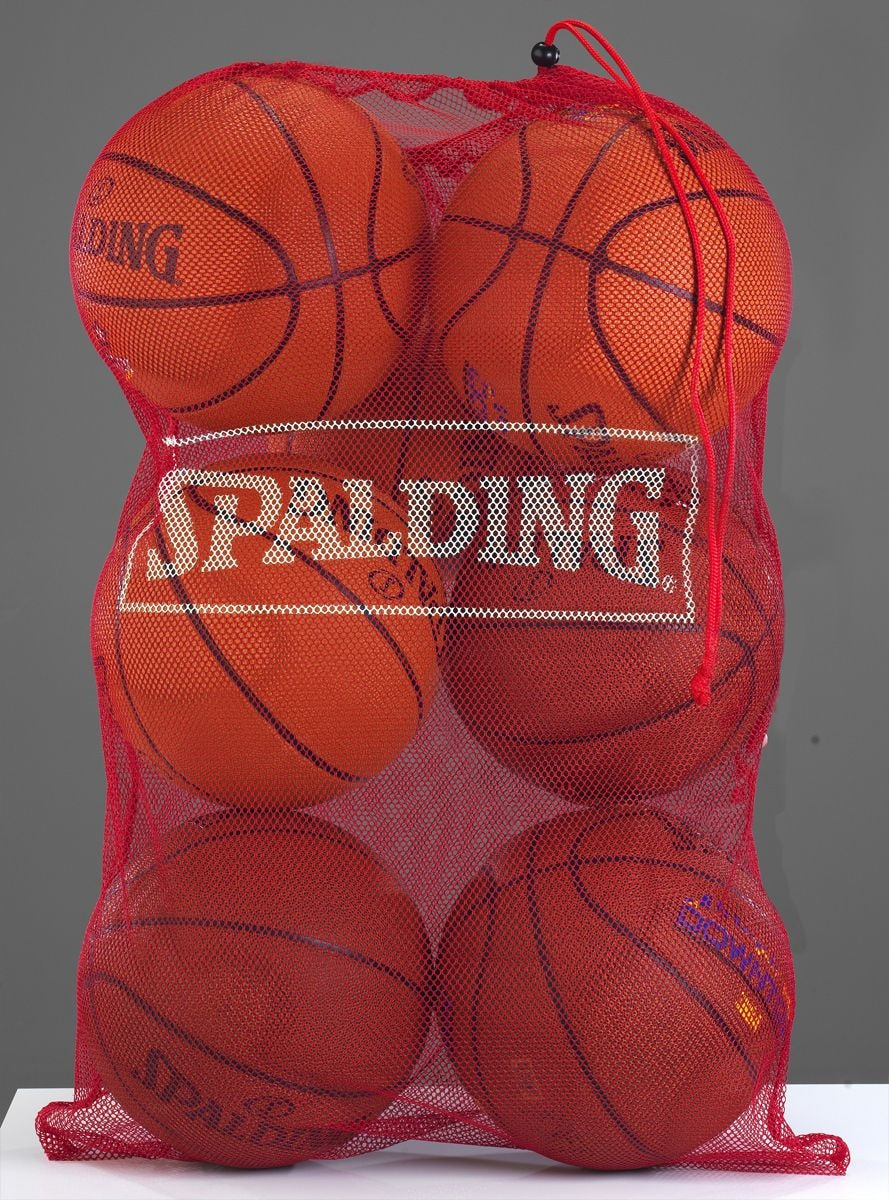 Spalding Mesh Sportgeräte, Ausrüstung & Ballbag mit Zugseil