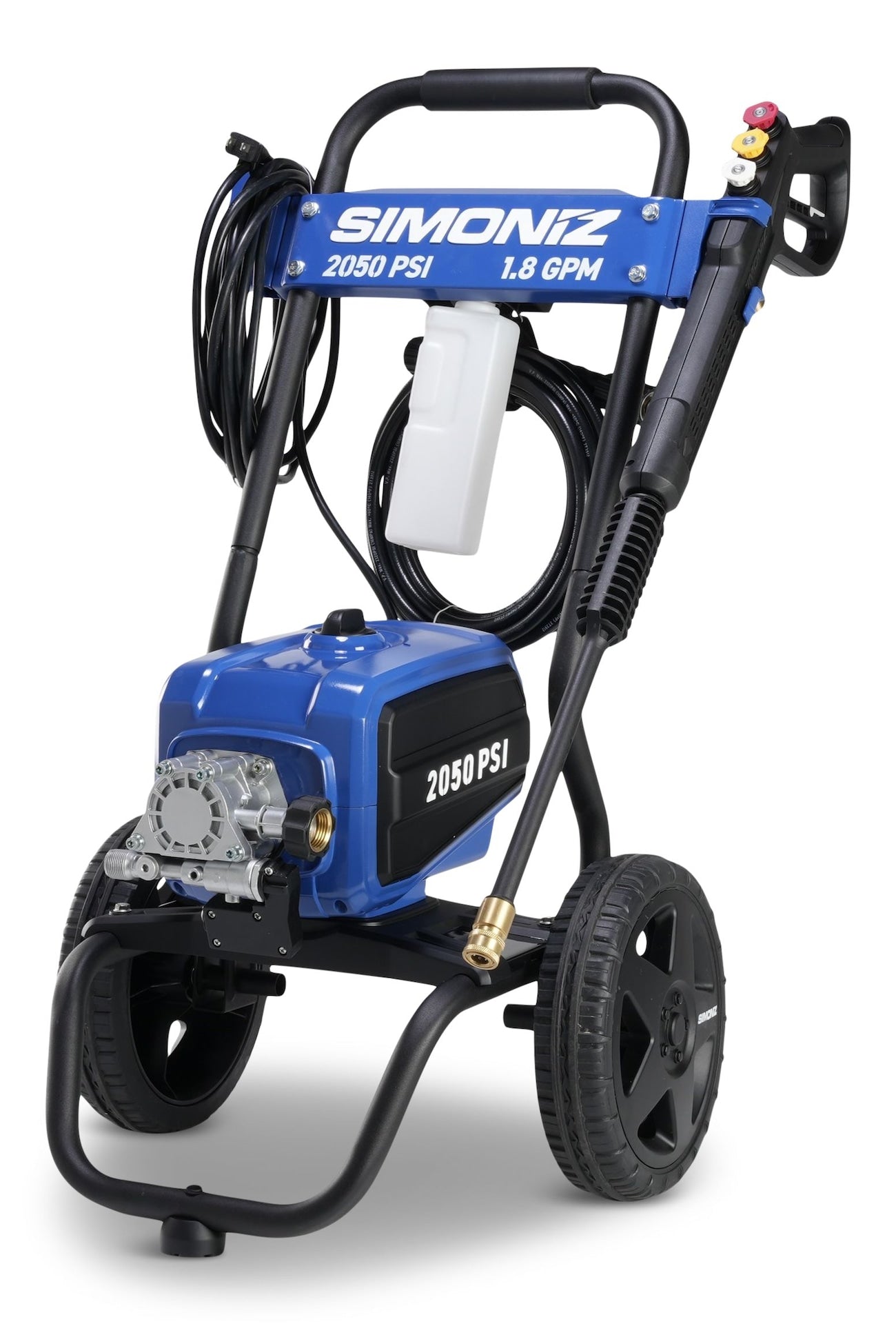 Simoniz 2050 PSI elektrische Druckwaschanlage mit Schaumstrahler