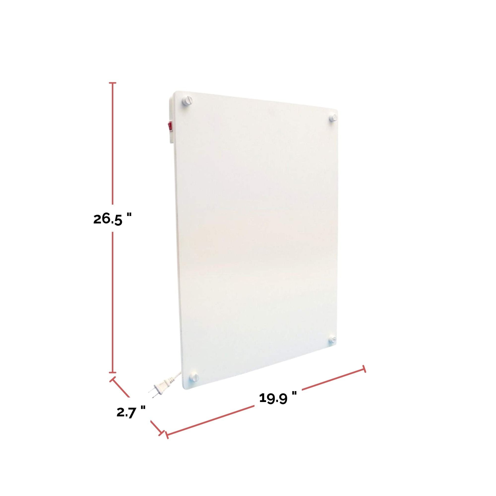 Amaze Heizkeramik, elektrische Wandheizung, 250 W, weiß