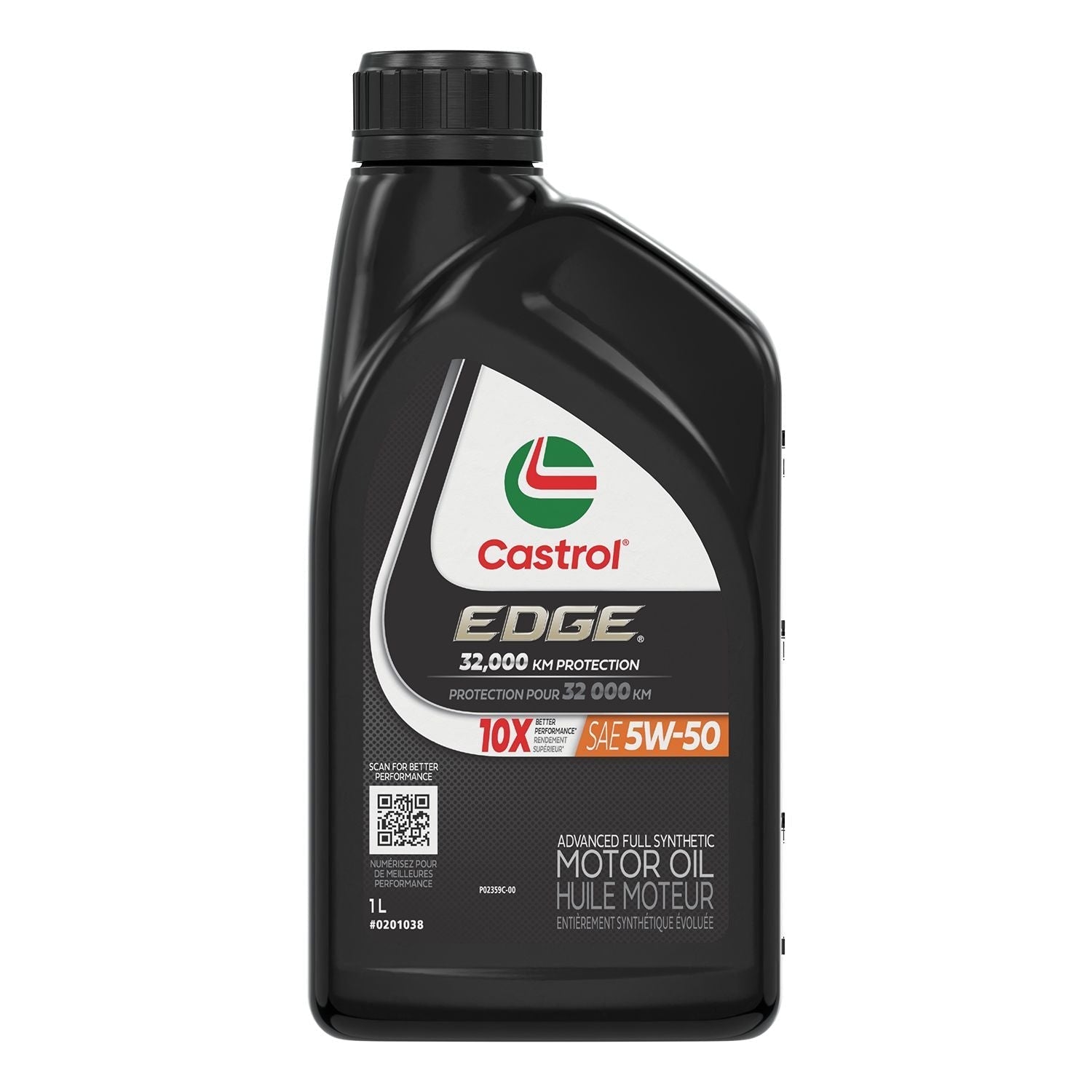 Castrol Kante 5W50 fortgeschrittener synthetischer Motor/Motoröl, 1-L